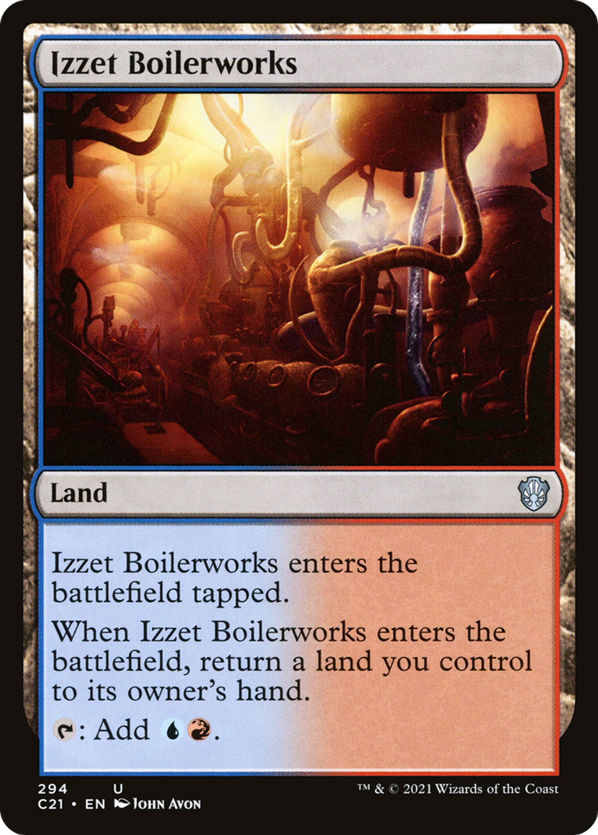 Izzet Boilerworks — Commander 2021 — Magic: The Gathering