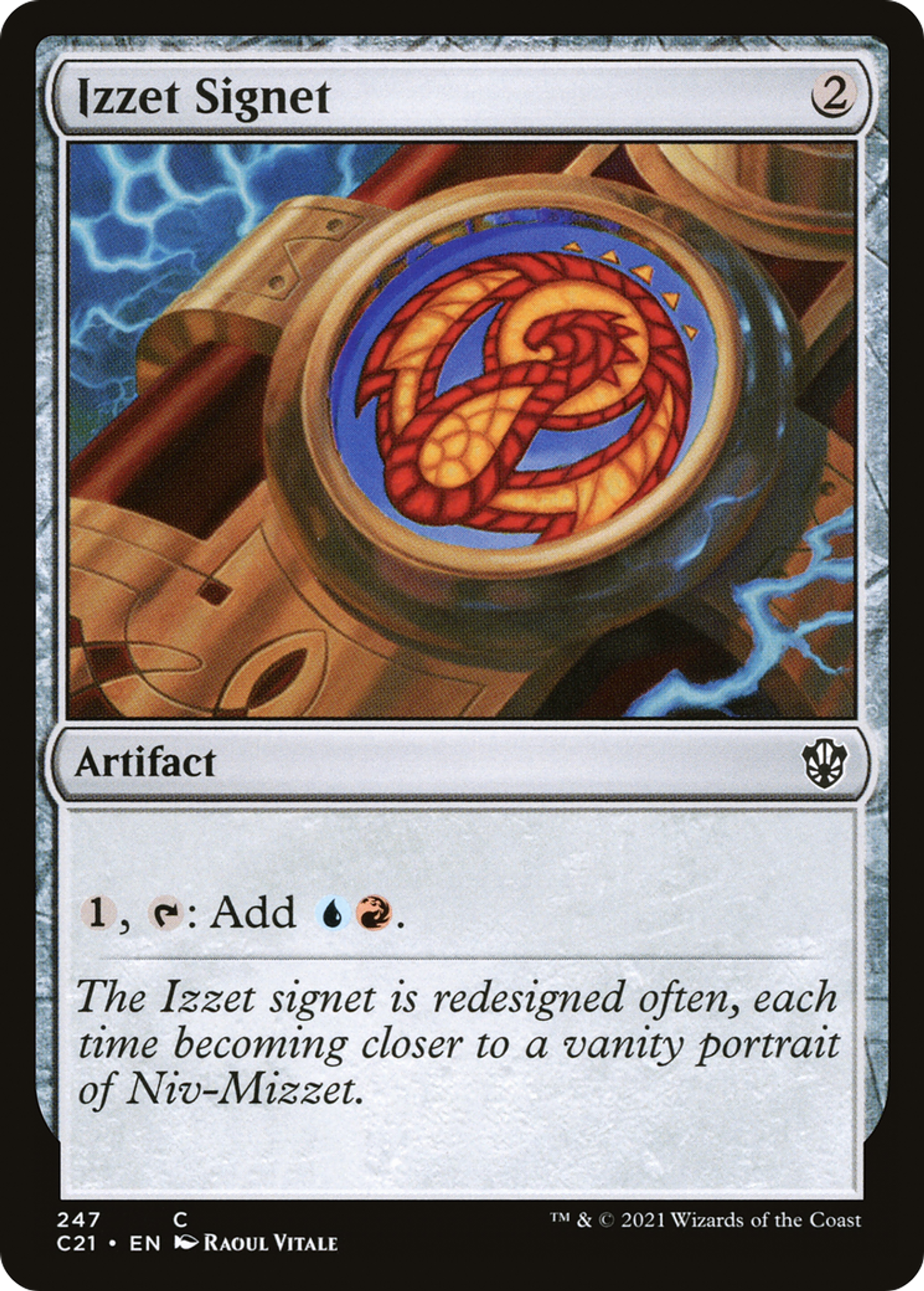 Izzet Signet — Commander 2021 — Magic: The Gathering