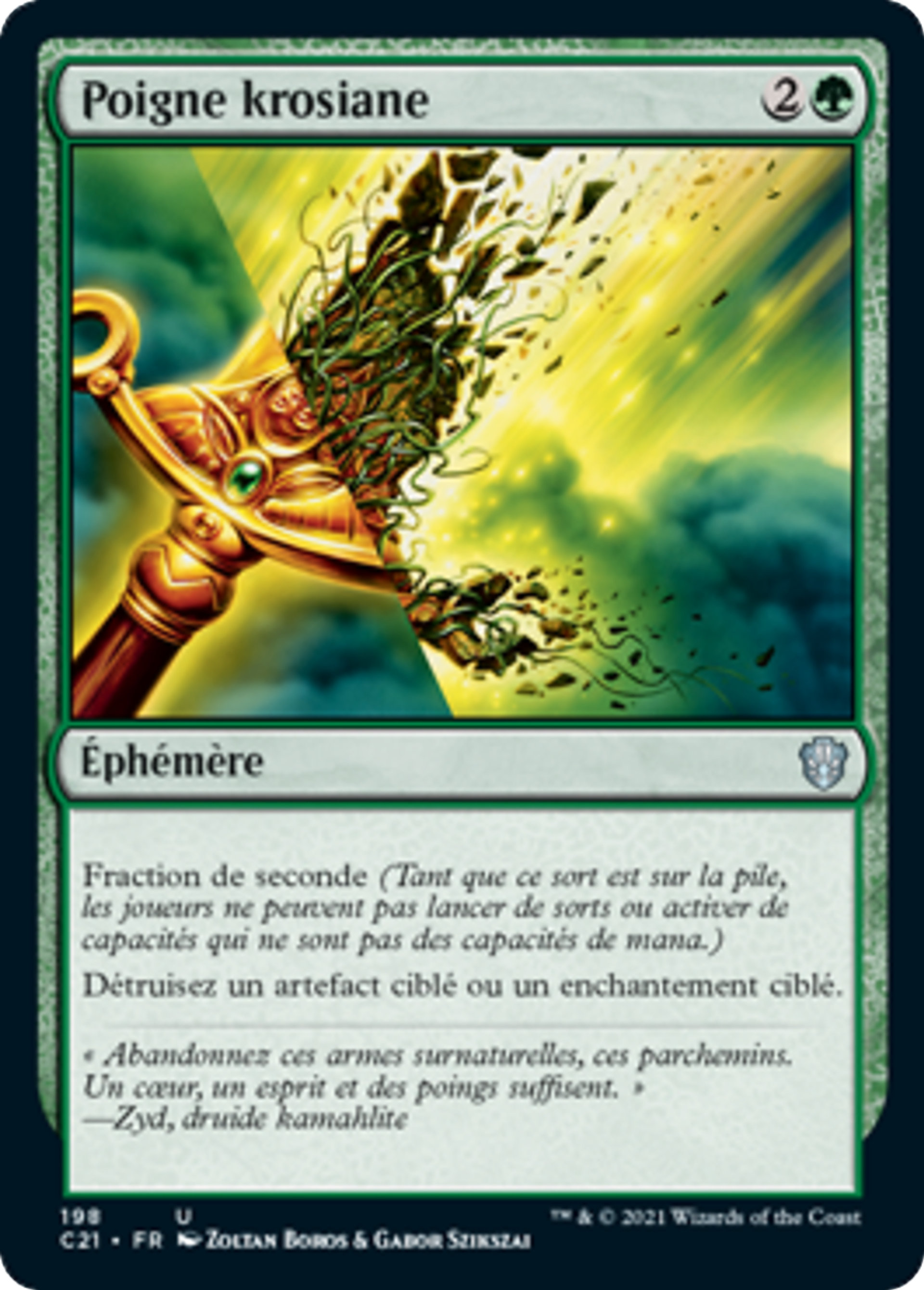 Poigne krosiane — Commander 2021 — Magic: The Gathering
