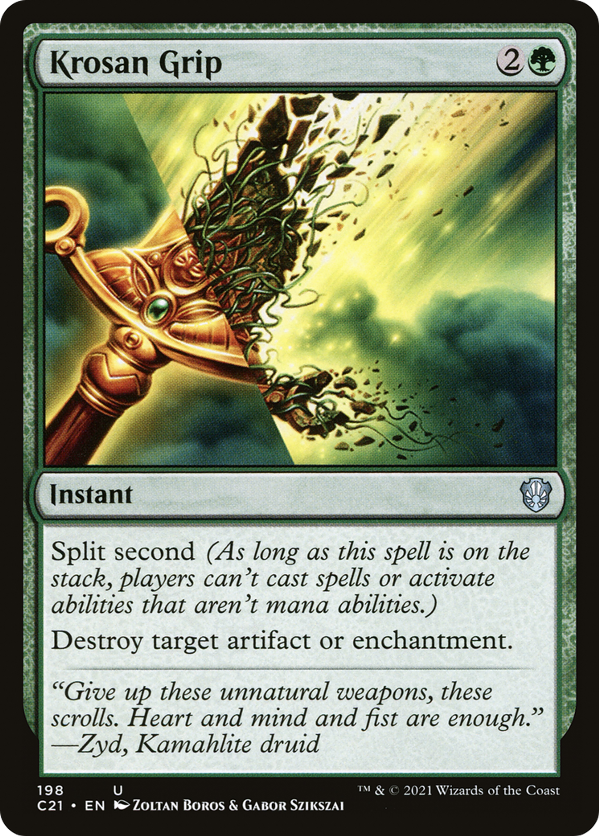 Krosan Grip — Commander 2021 — Magic: The Gathering