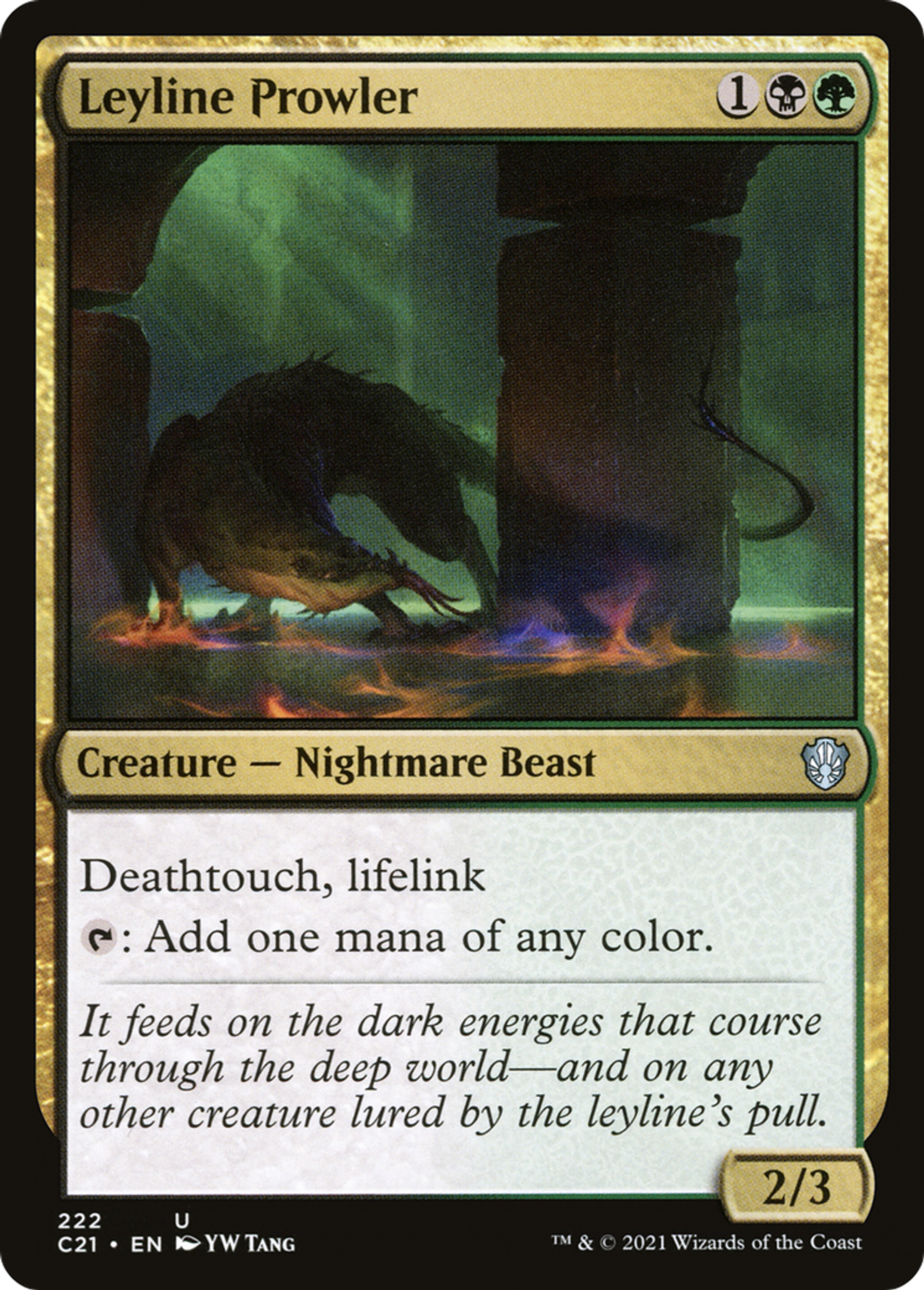 Leyline Prowler — Commander 2021 — Magic: The Gathering