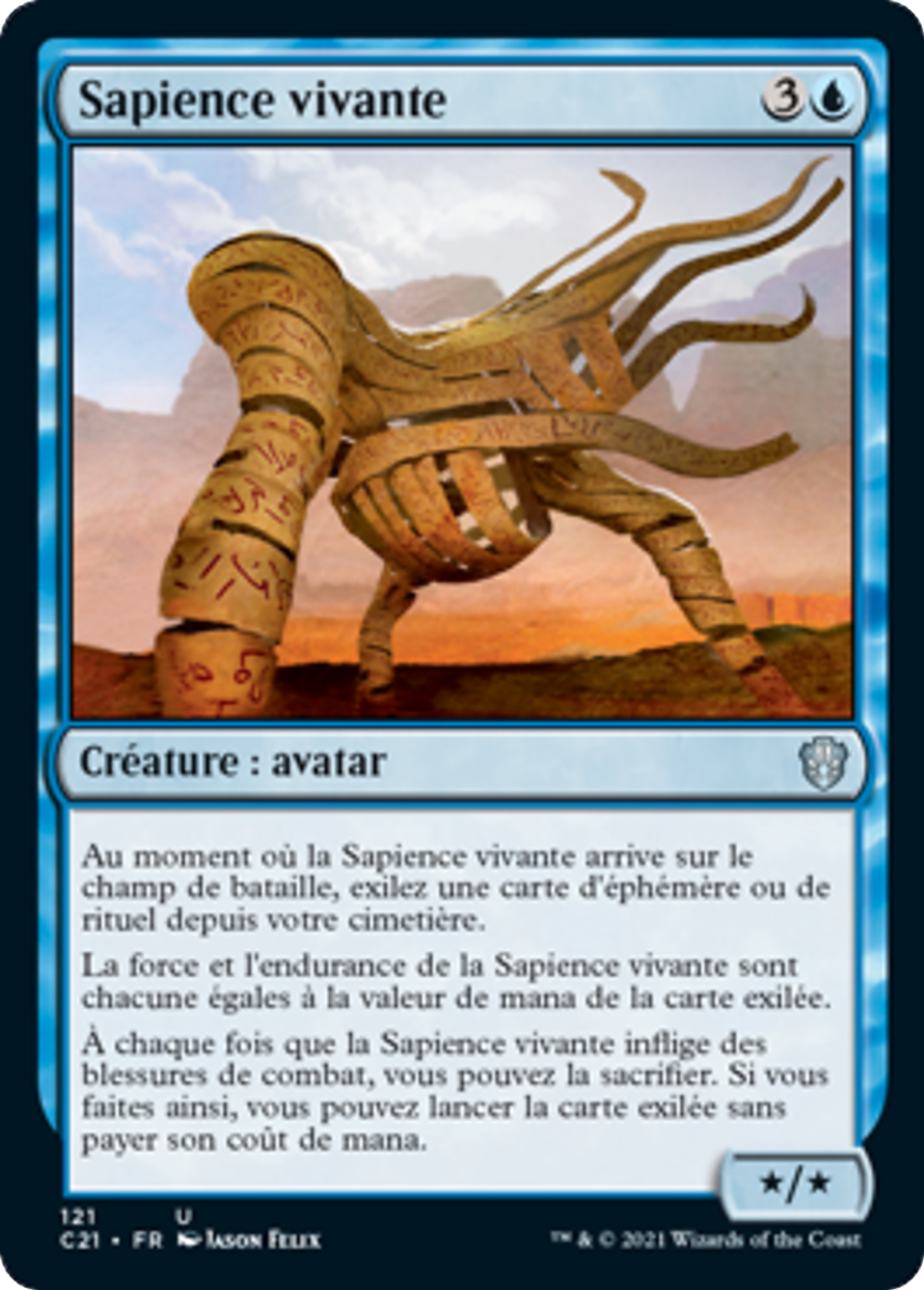 Sapience vivante — Commander 2021 — Magic: The Gathering