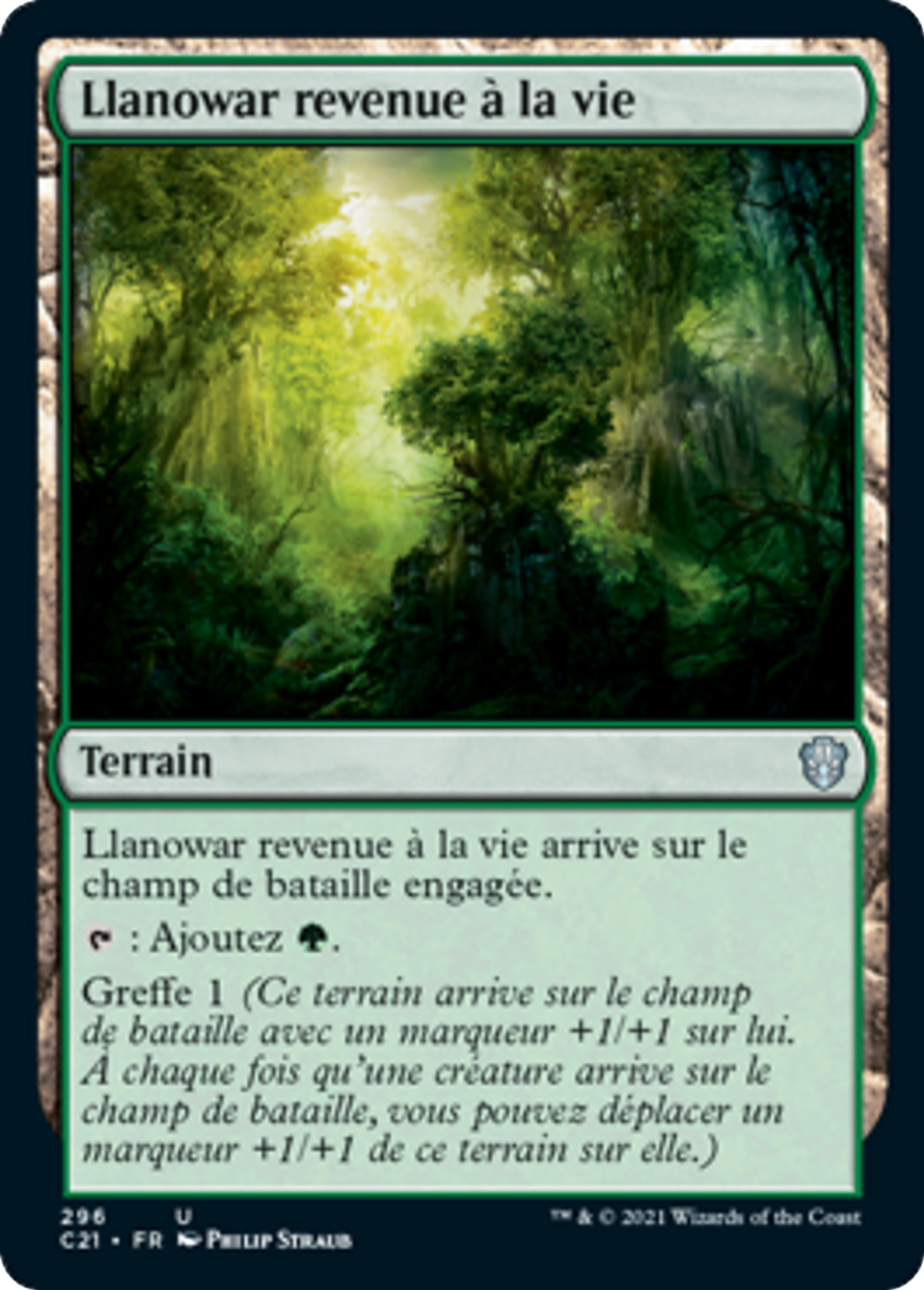 Llanowar revenue à la vie — Commander 2021 — Magic: The Gathering