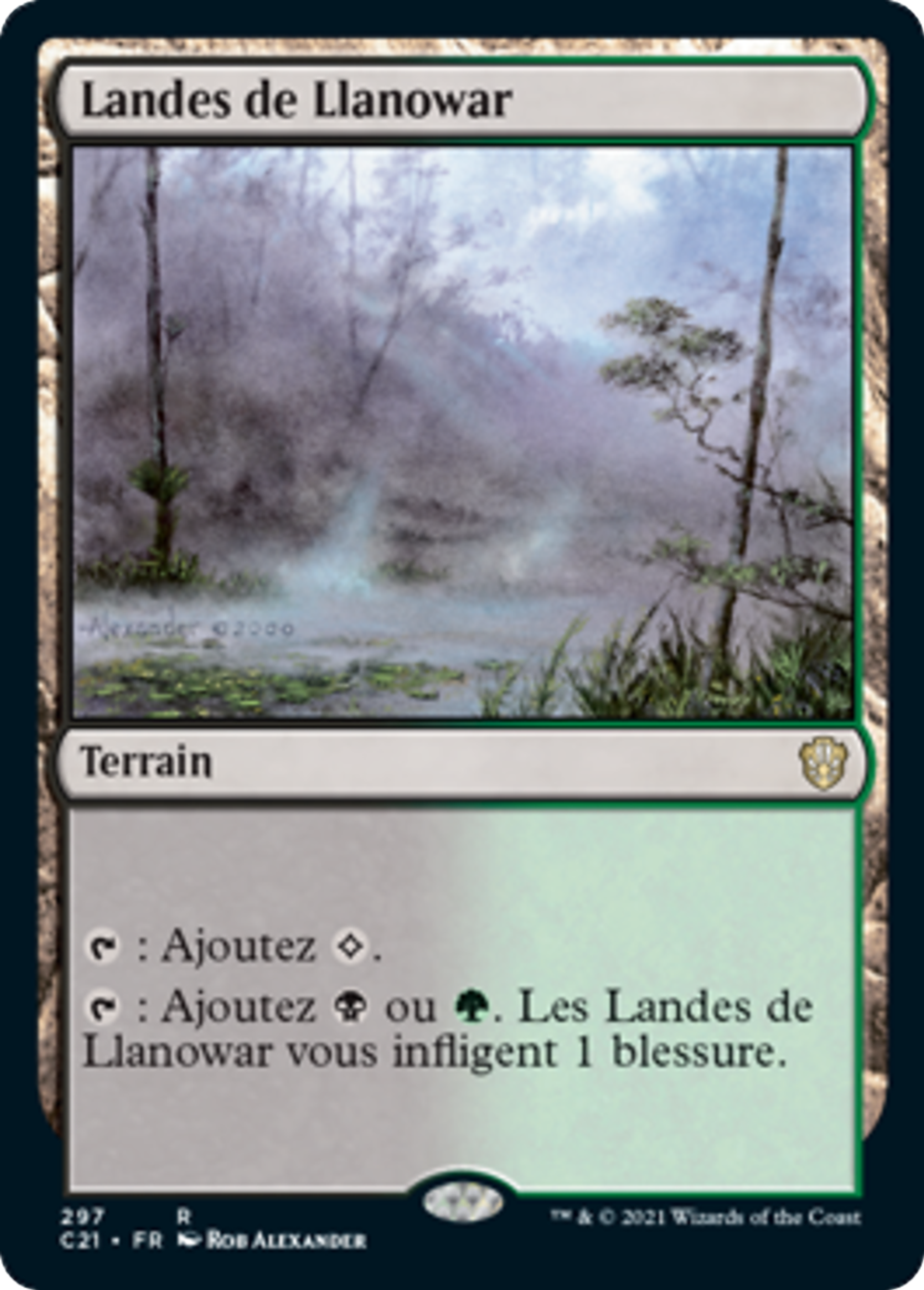 Landes de Llanowar — Commander 2021 — Magic: The Gathering