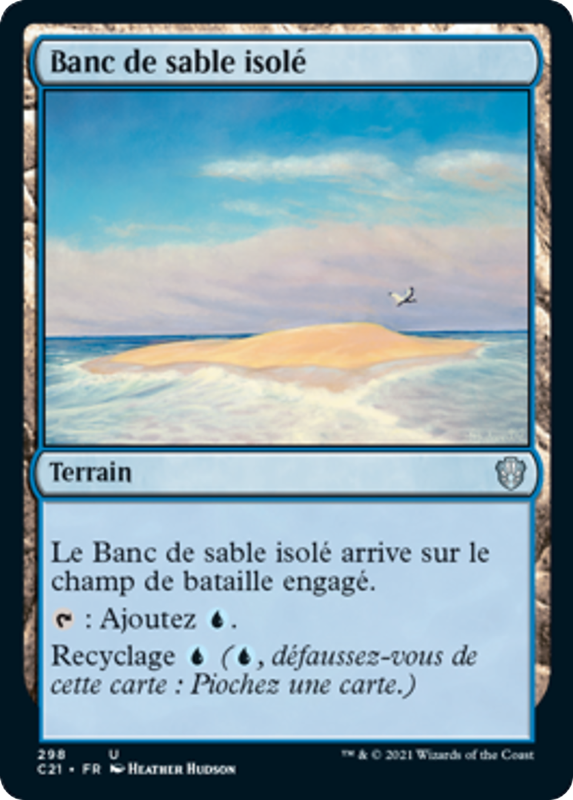 Banc de sable isolé — Commander 2021 — Magic: The Gathering