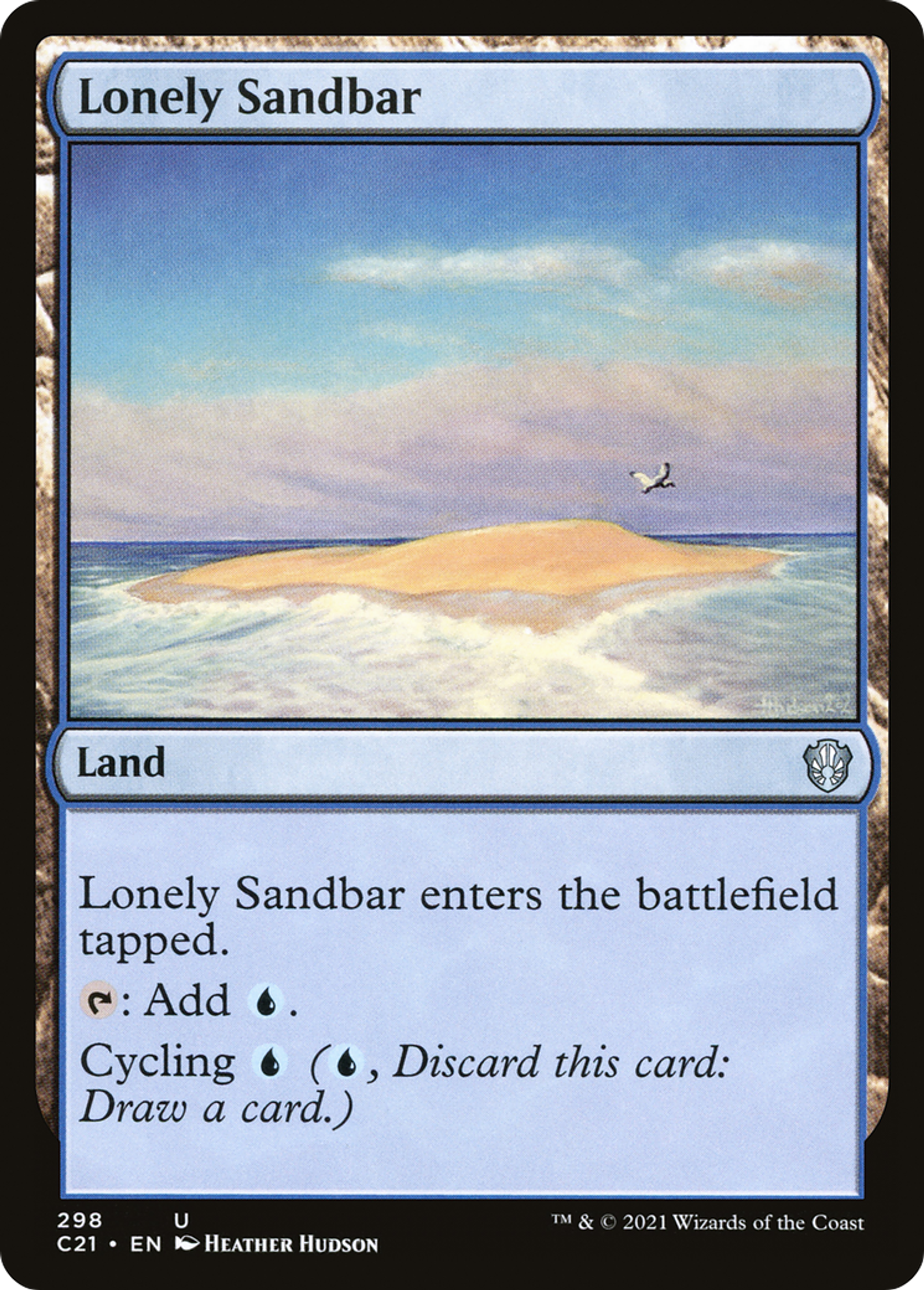 Lonely Sandbar — Commander 2021 — Magic: The Gathering