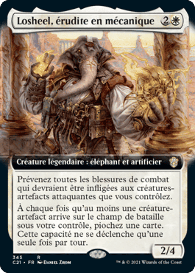 Losheel, érudite en mécanique — Commander 2021 — Magic: The Gathering