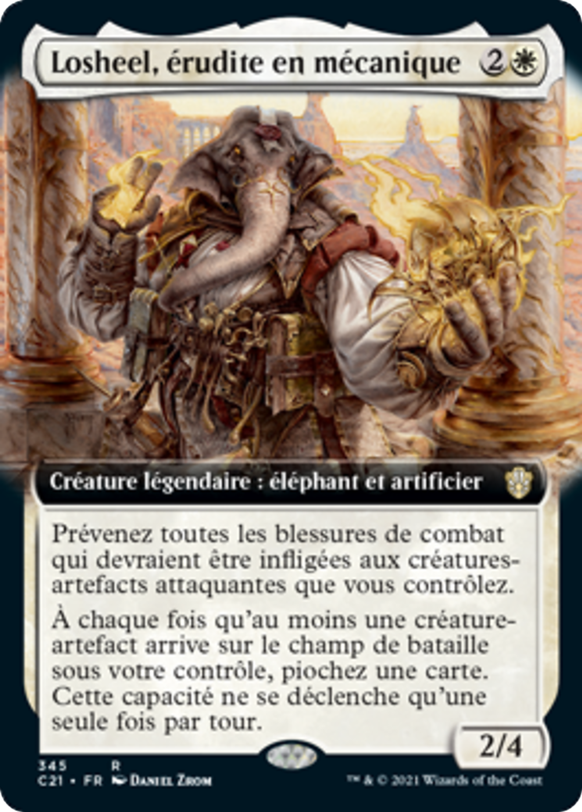 Losheel, érudite en mécanique — Commander 2021 — Magic: The Gathering