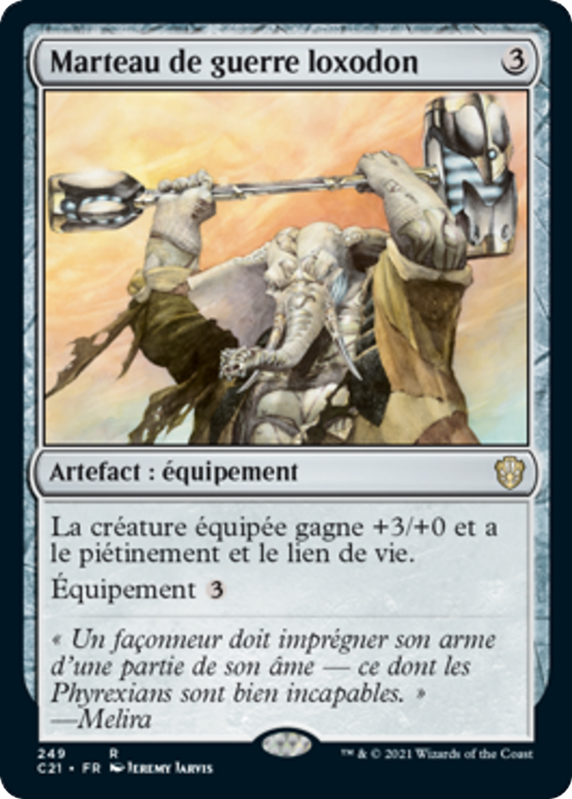 Marteau de guerre loxodon — Commander 2021 — Magic: The Gathering