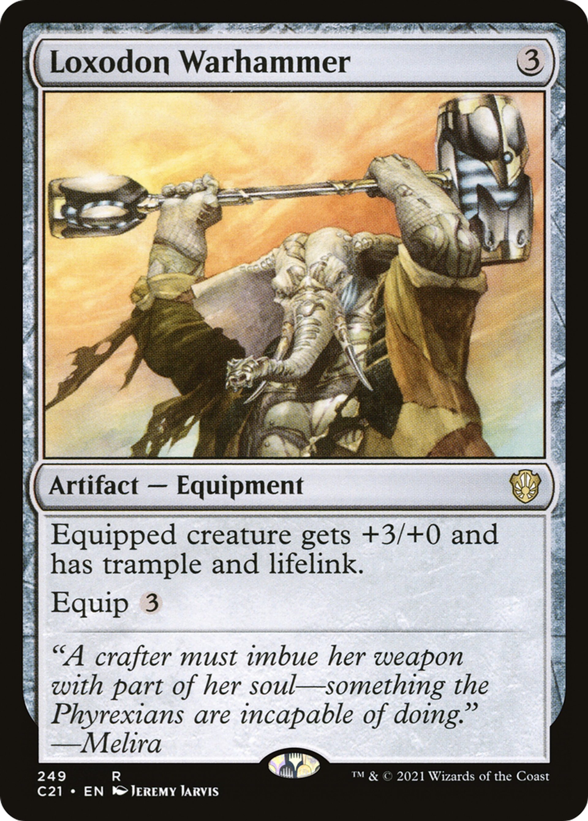 Loxodon Warhammer — Commander 2021 — Magic: The Gathering