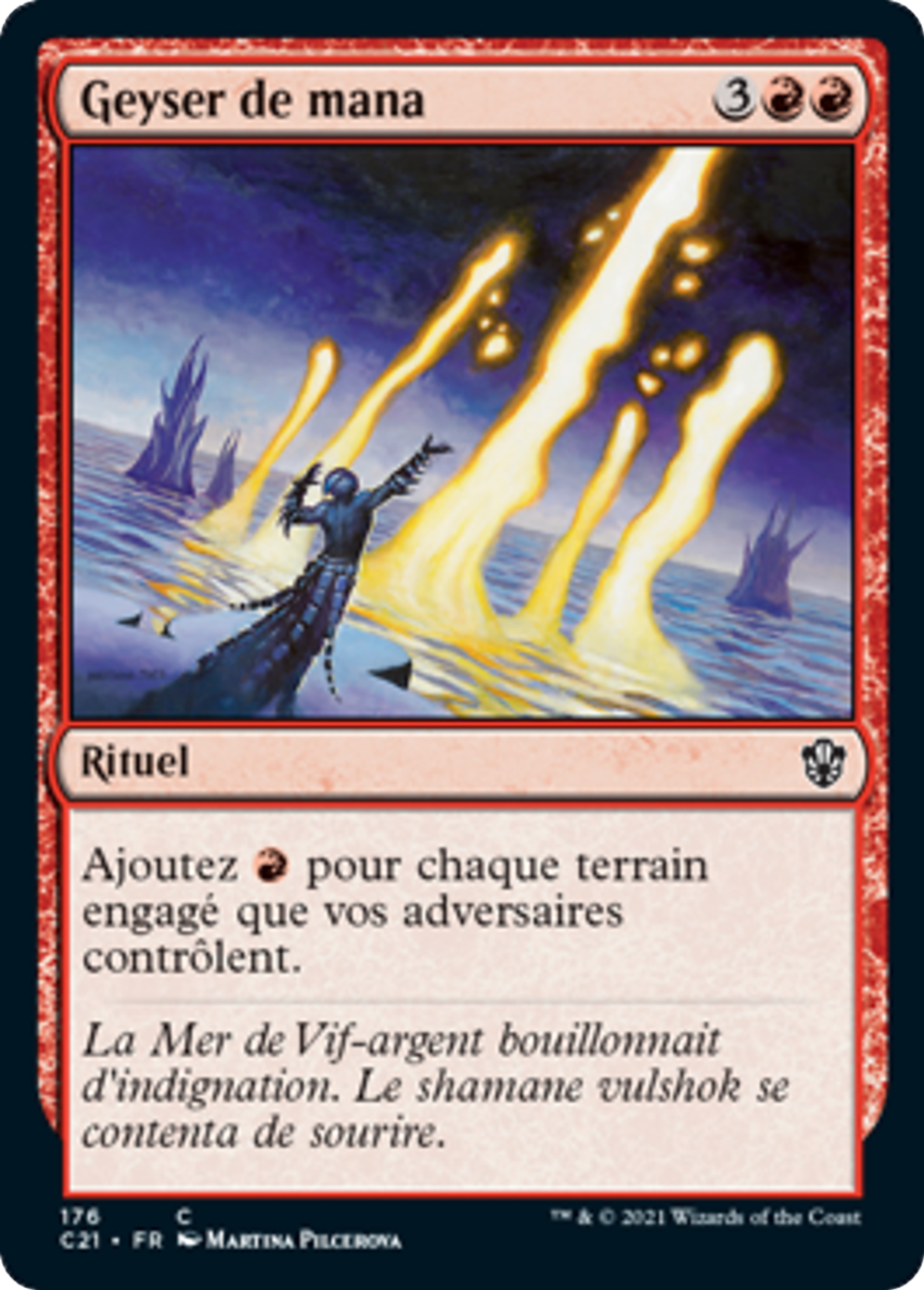 Geyser de mana — Commander 2021 — Magic: The Gathering