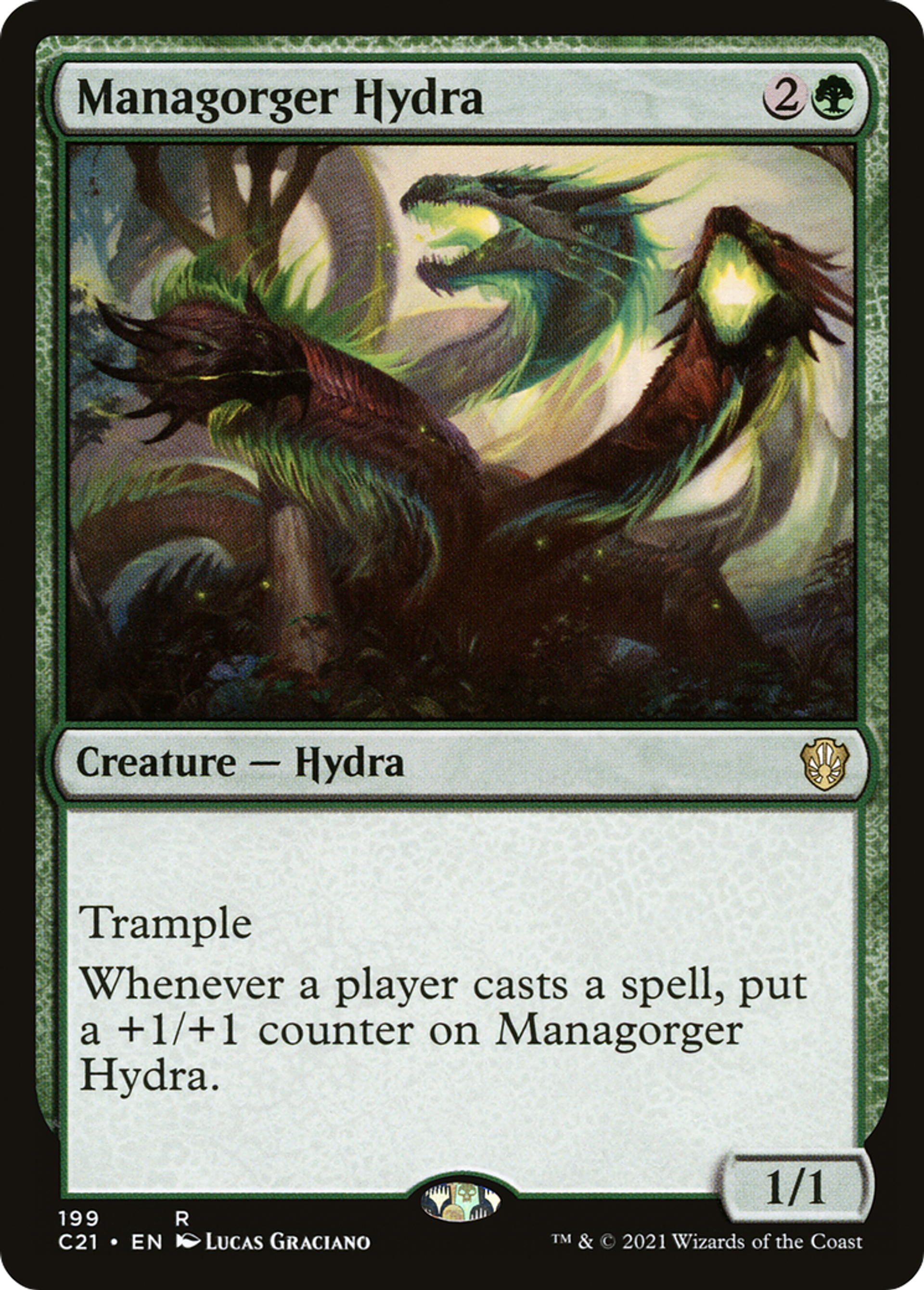 Managorger Hydra — Commander 2021 — Magic: The Gathering