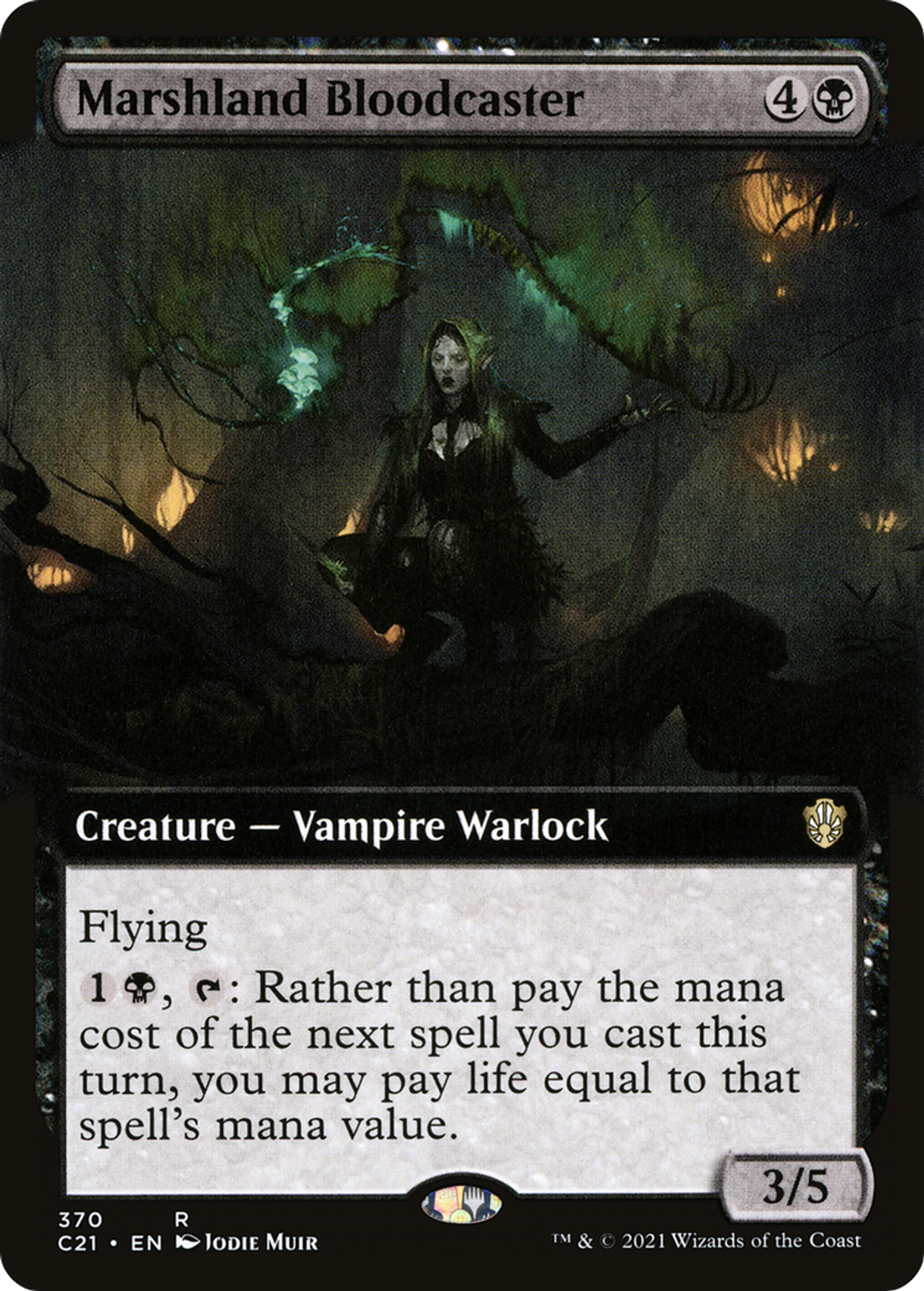 Marshland Bloodcaster — Commander 2021 — Magic: The Gathering