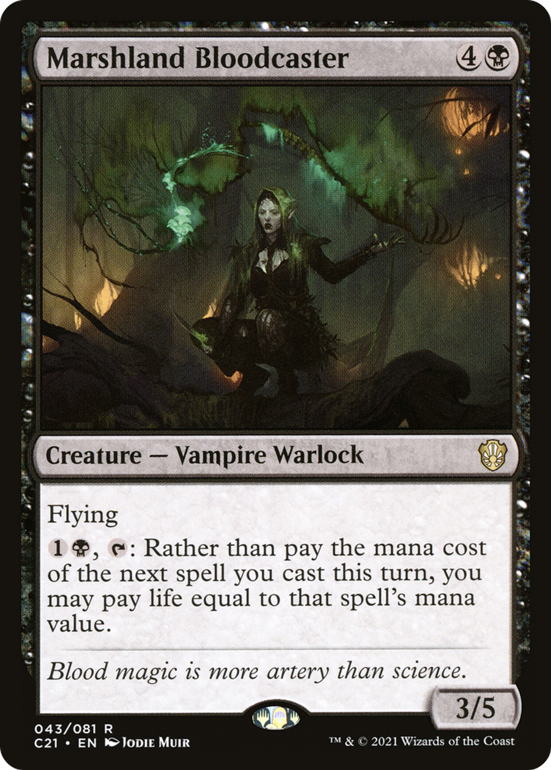Marshland Bloodcaster — Commander 2021 — Magic: The Gathering