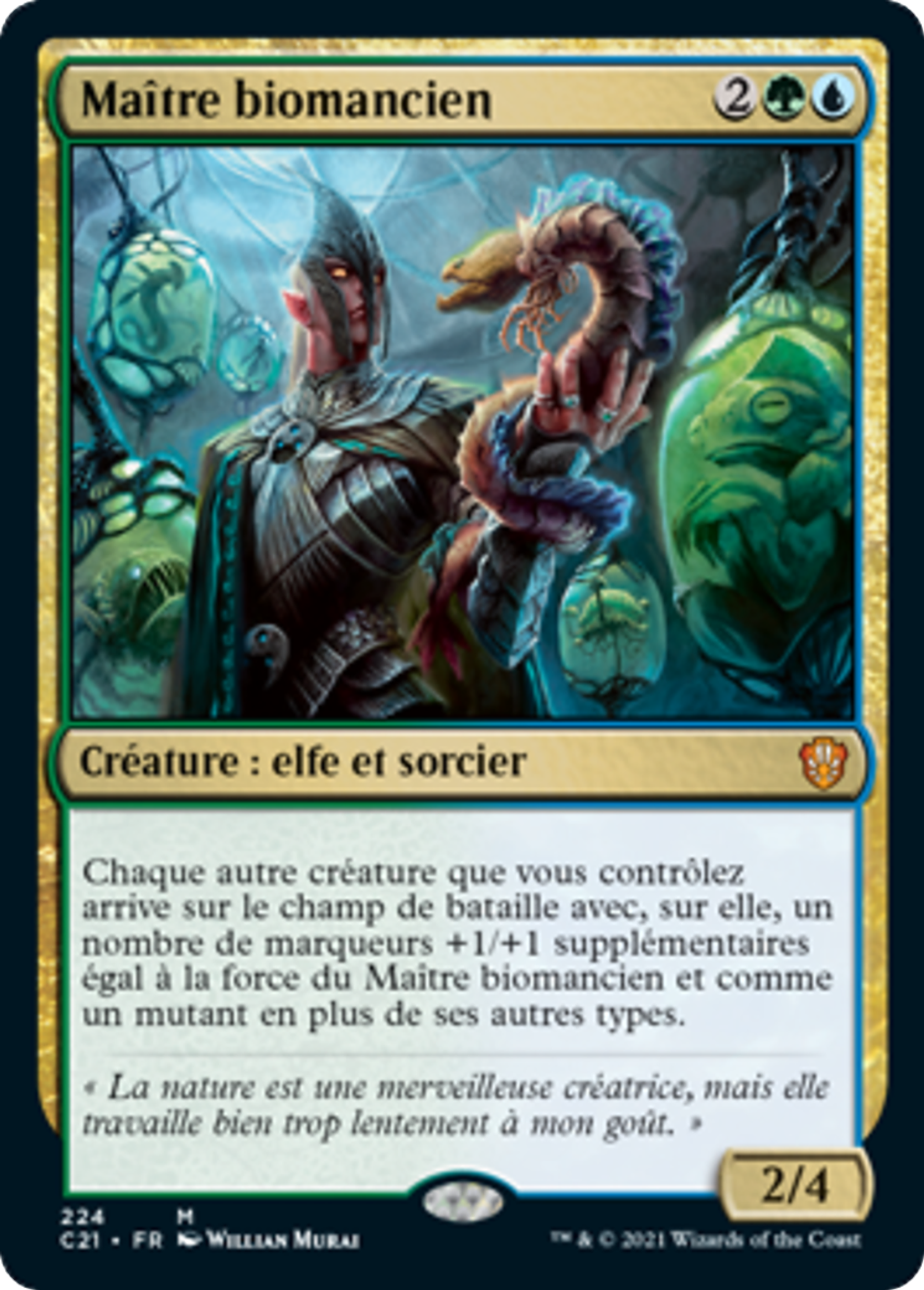 Maître biomancien — Commander 2021 — Magic: The Gathering