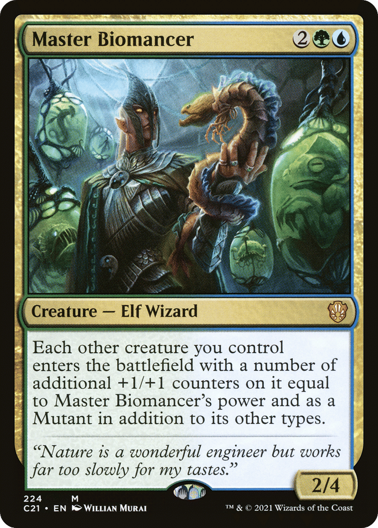 Master Biomancer — Commander 2021 — Magic: The Gathering