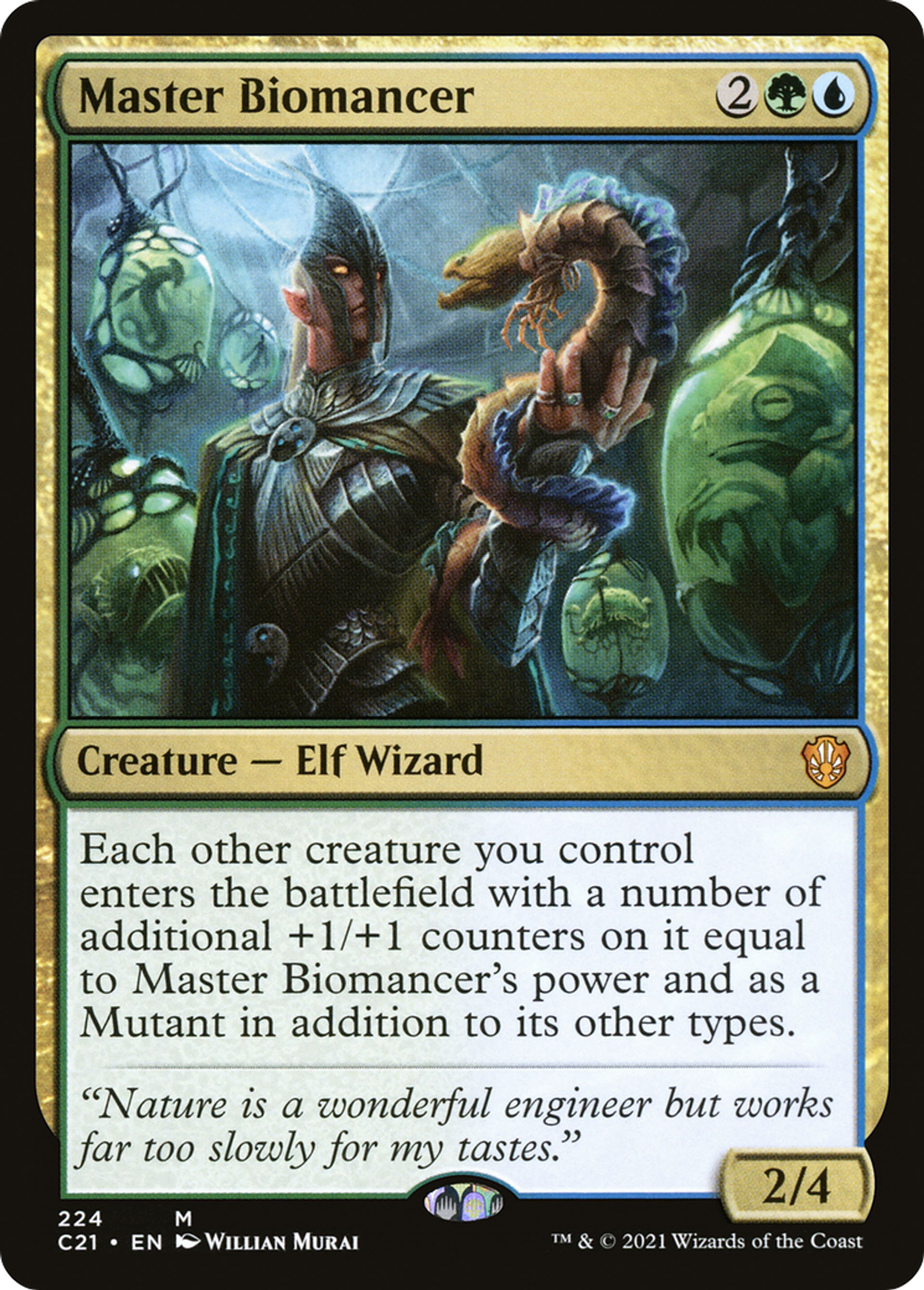 Maître biomancien — Commander 2021 — Magic: The Gathering