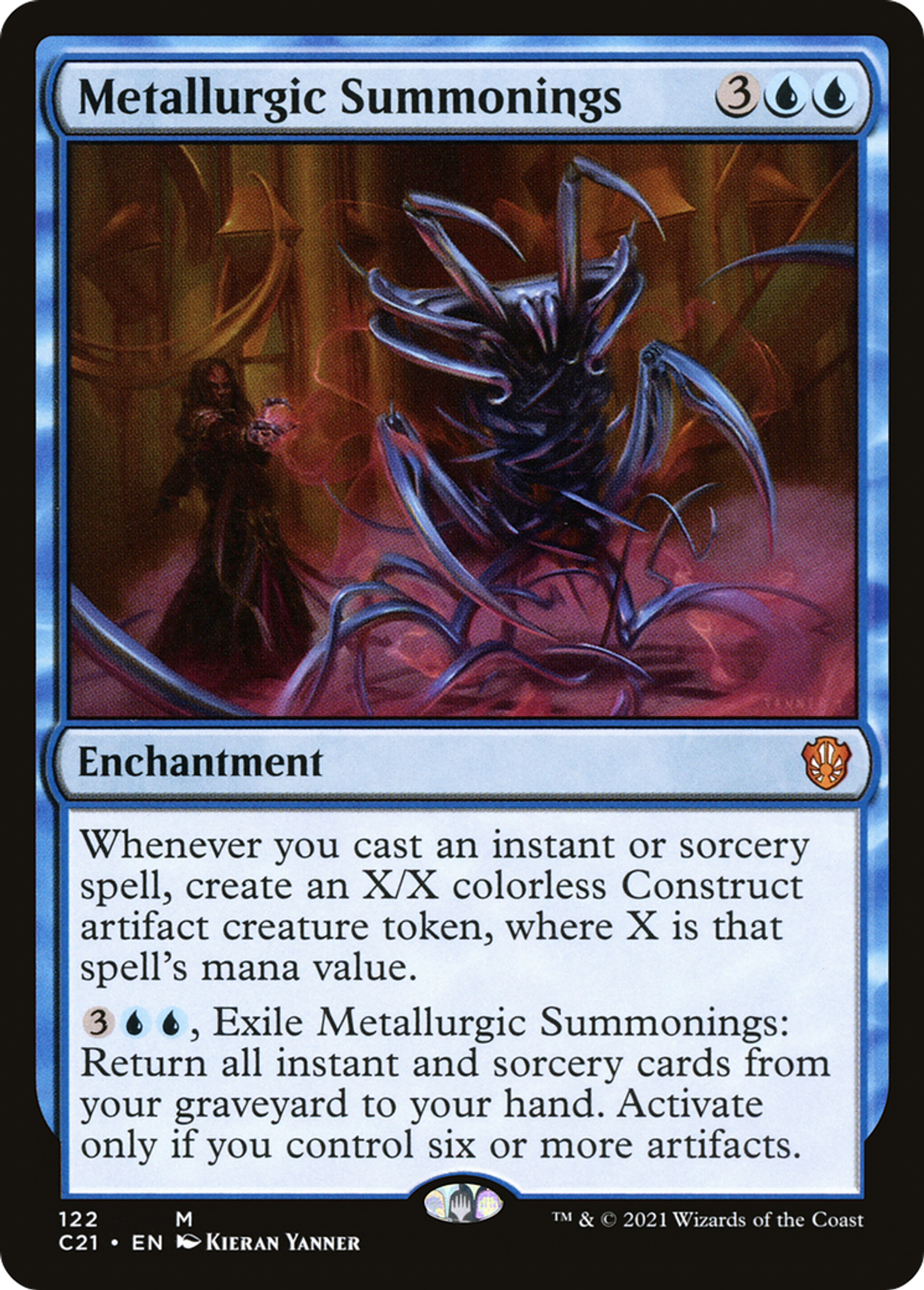 Metallurgic Summonings — Commander 2021 — Magic: The Gathering