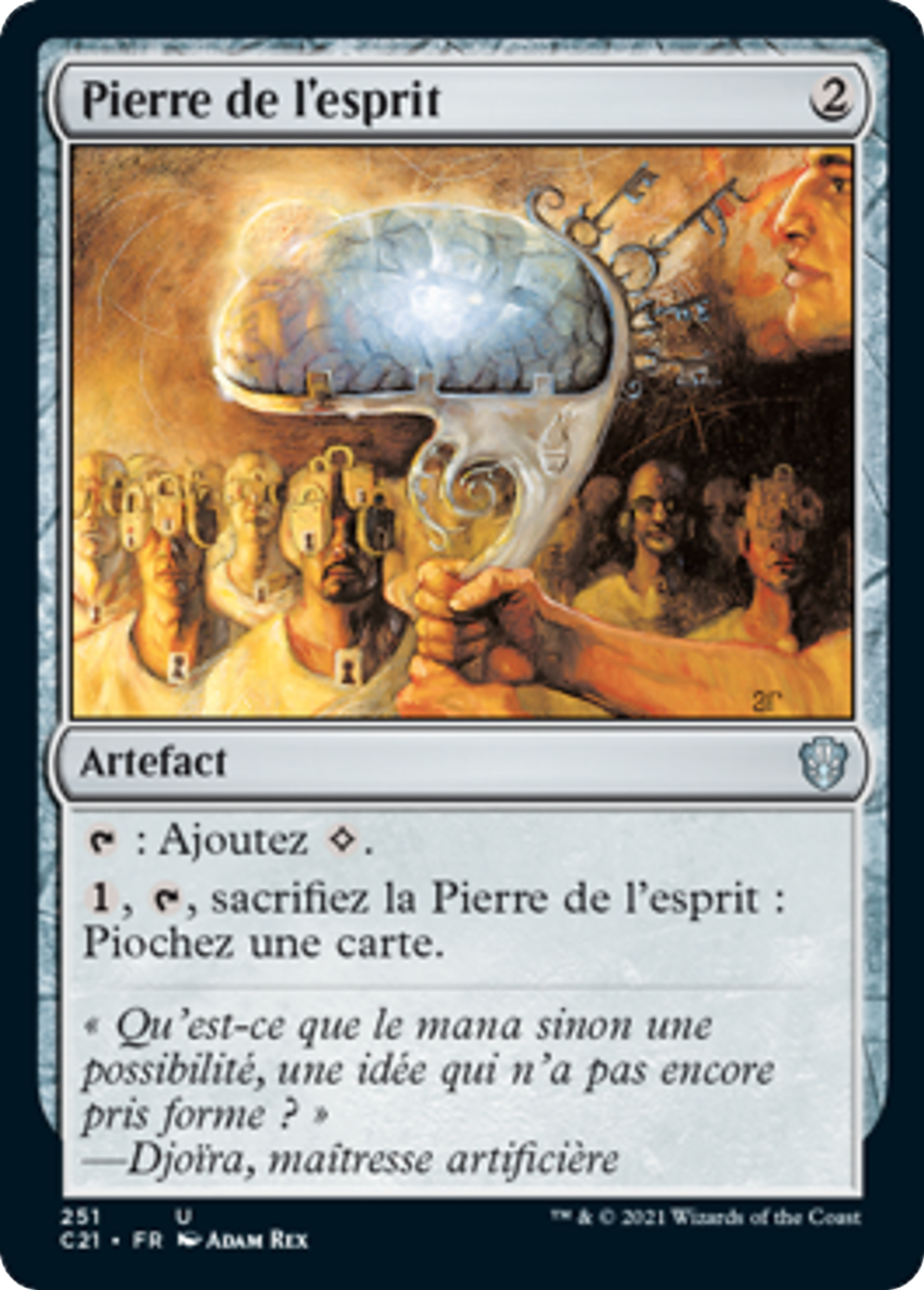Pierre de l'esprit — Commander 2021 — Magic: The Gathering