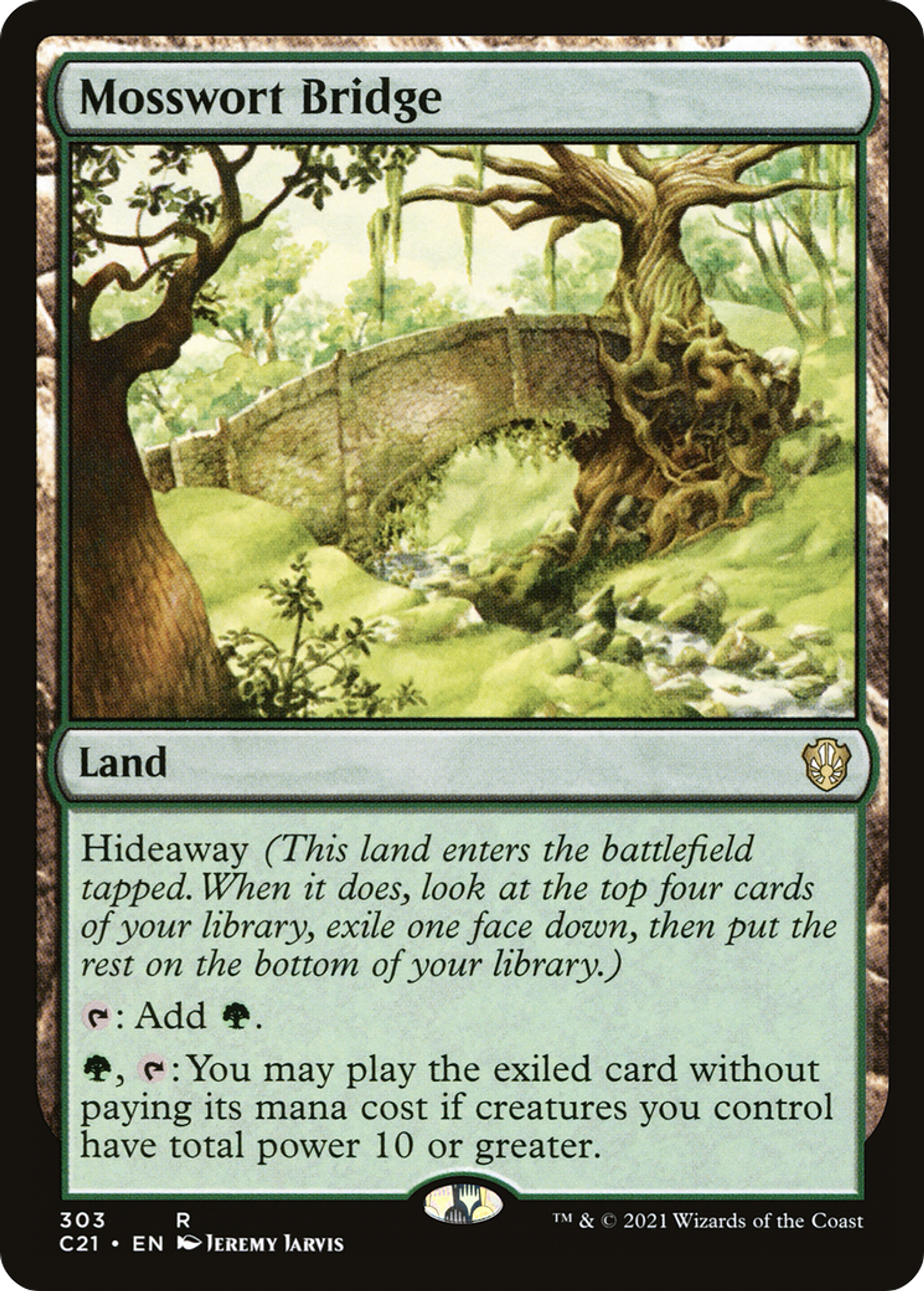 Mosswort Bridge — Commander 2021 — Magic: The Gathering