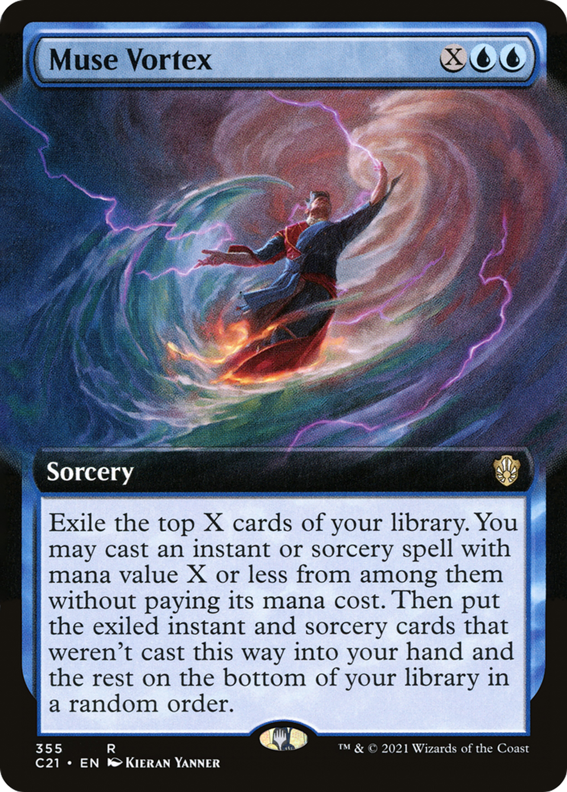 Muse Vortex — Commander 2021 — Magic: The Gathering