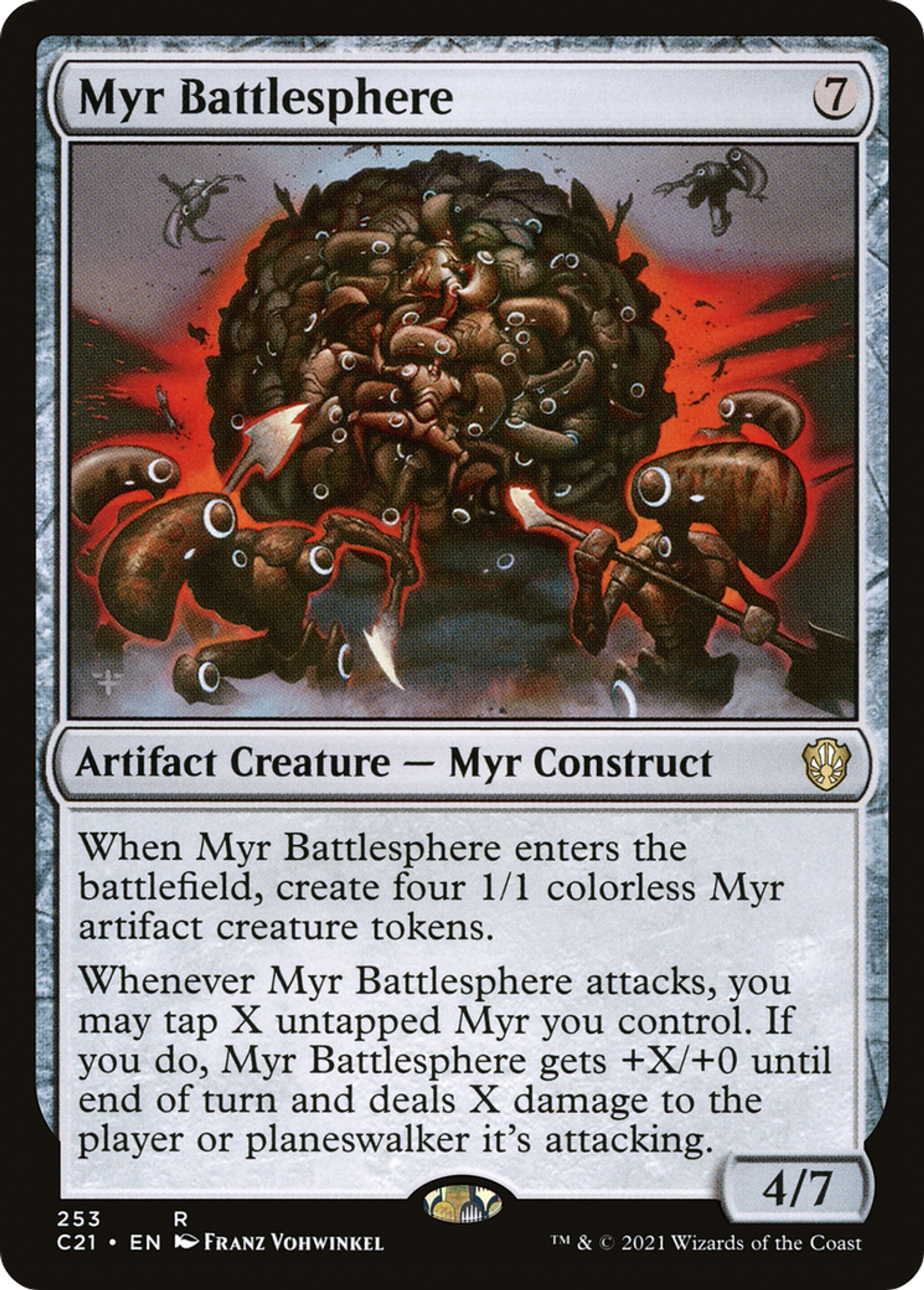 Myr Battlesphere — Commander 2021 — Magic: The Gathering
