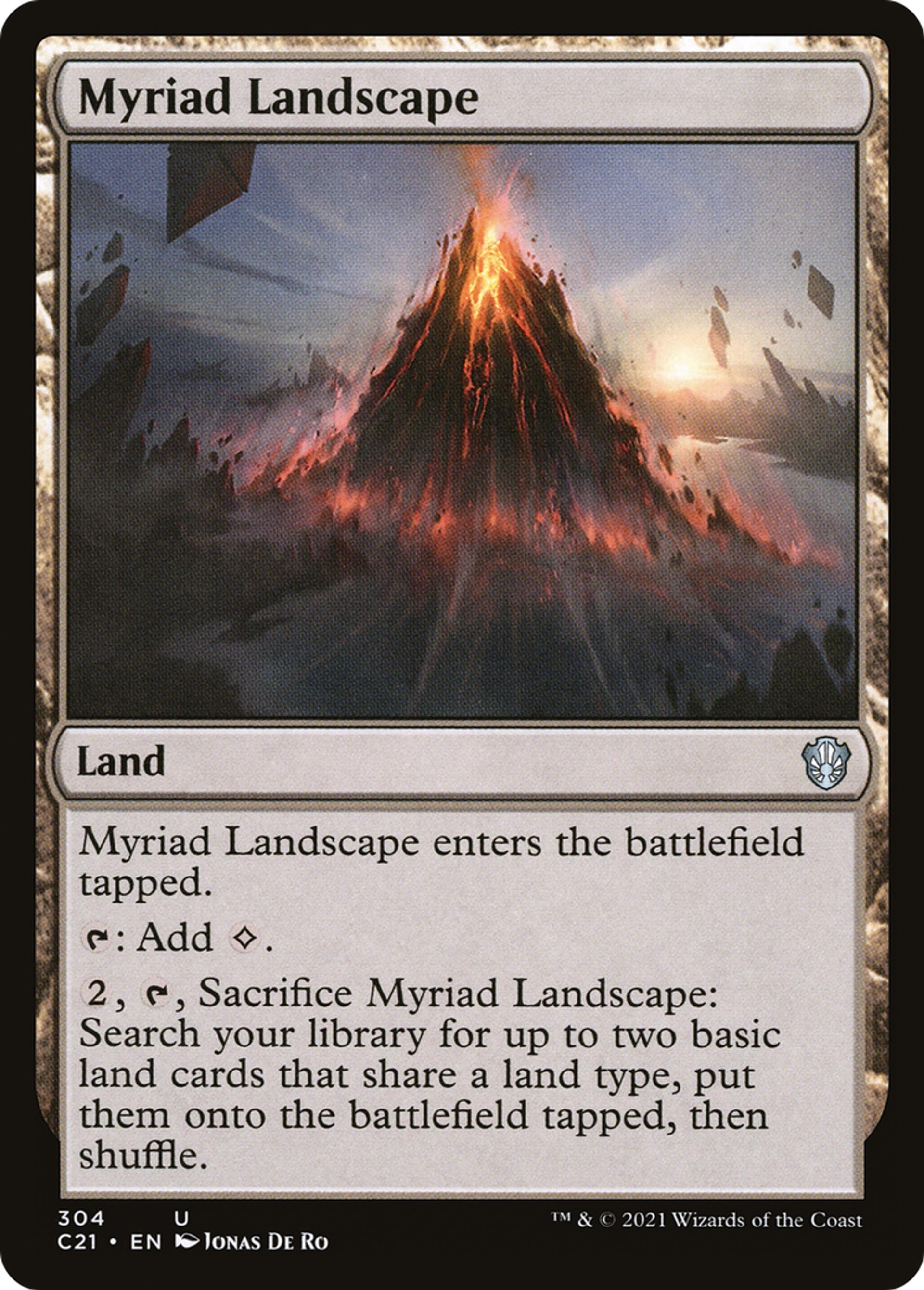 Myriad Landscape — Commander 2021 — Magic: The Gathering