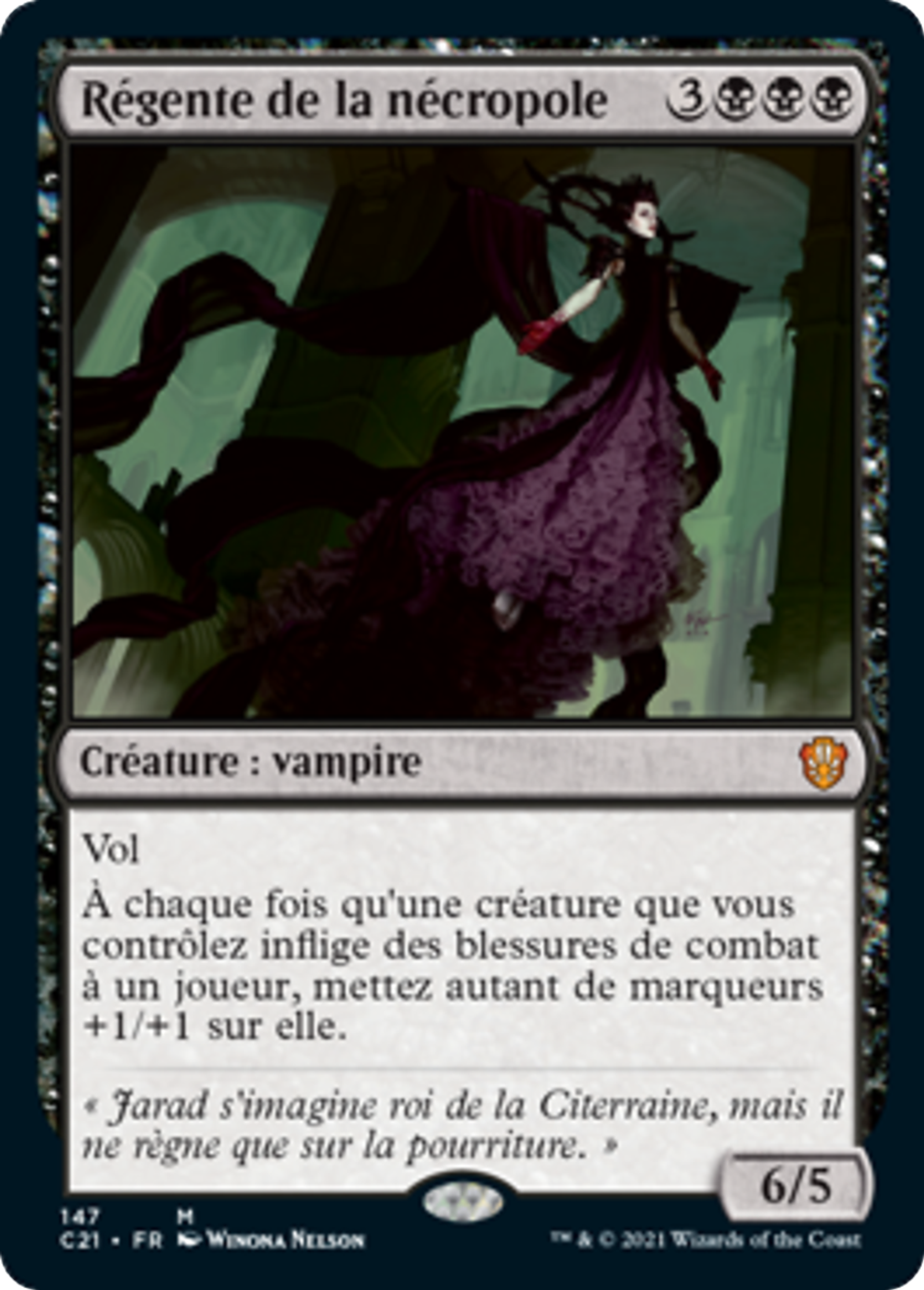 Régente de la nécropole — Commander 2021 — Magic: The Gathering