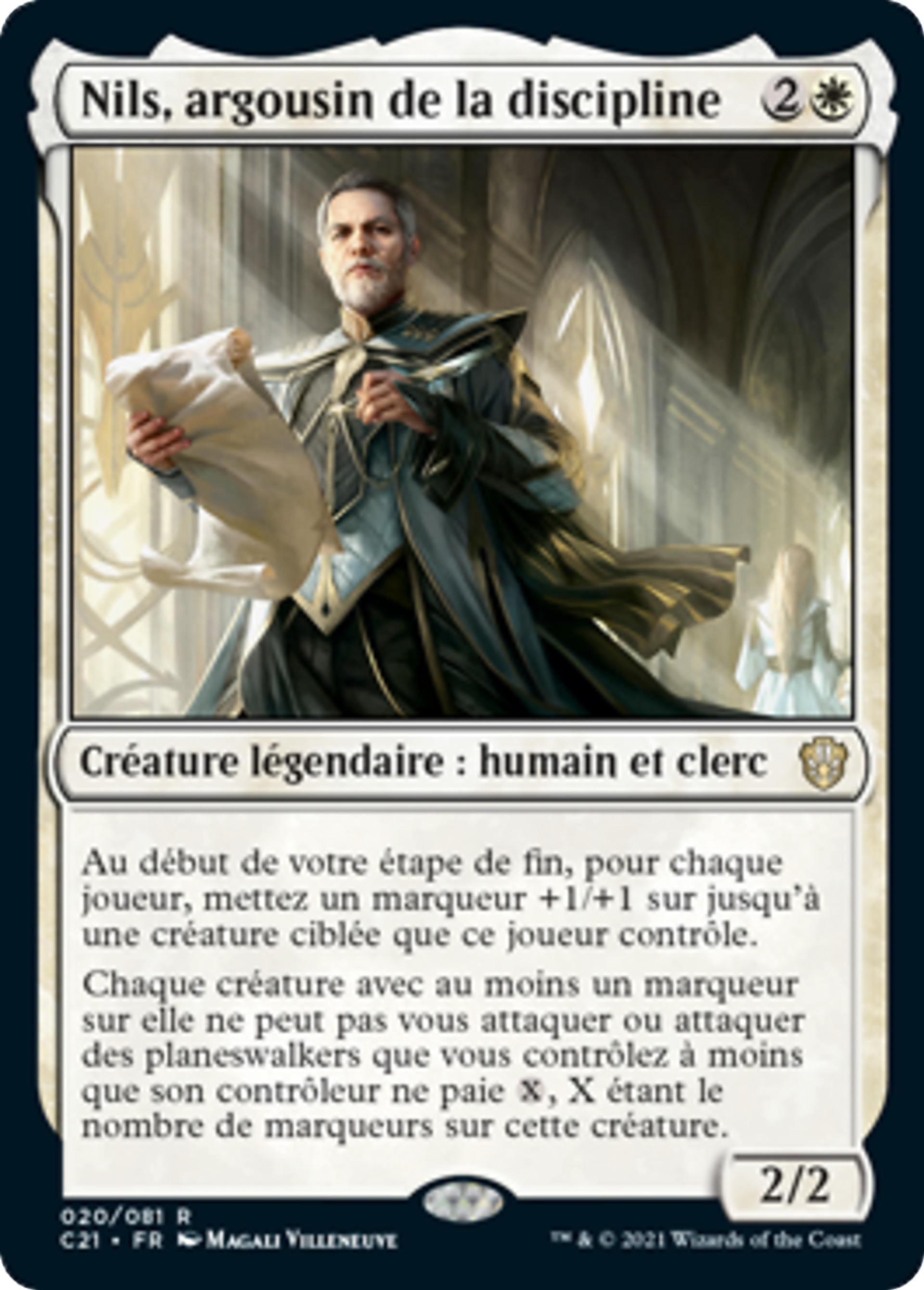 Nils, argousin de la discipline — Commander 2021 — Magic: The Gathering