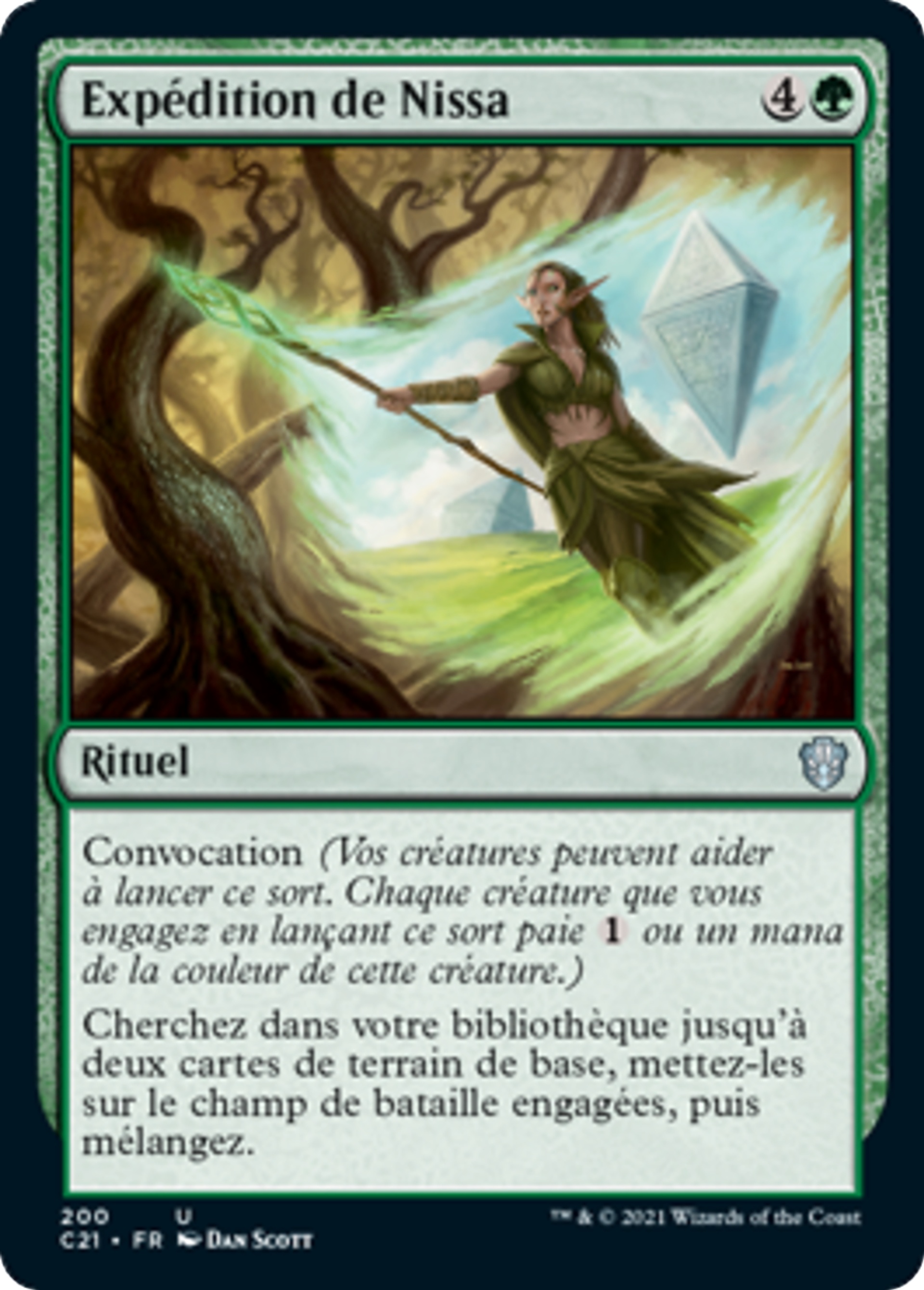 Expédition de Nissa — Commander 2021 — Magic: The Gathering