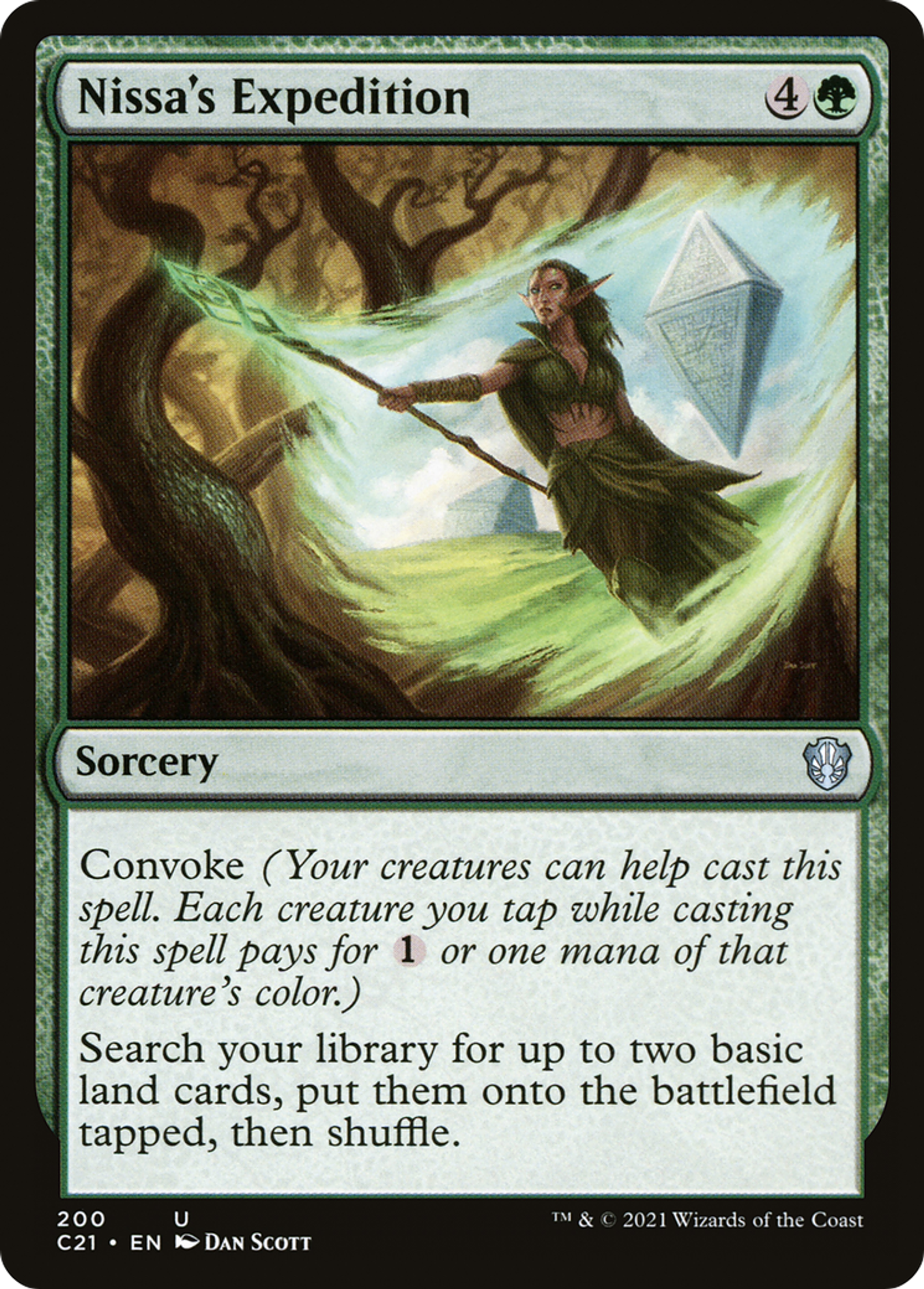 Nissa's Expedition — Commander 2021 — Magic: The Gathering
