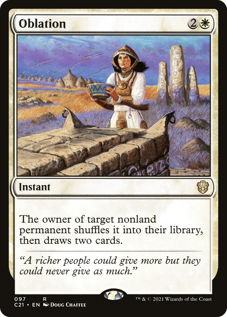 Oblation — Commander 2021 — Magic: The Gathering