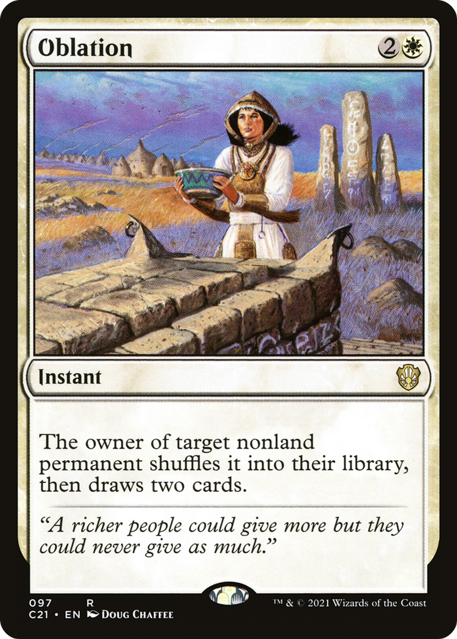 Oblation — Commander 2021 — Magic: The Gathering