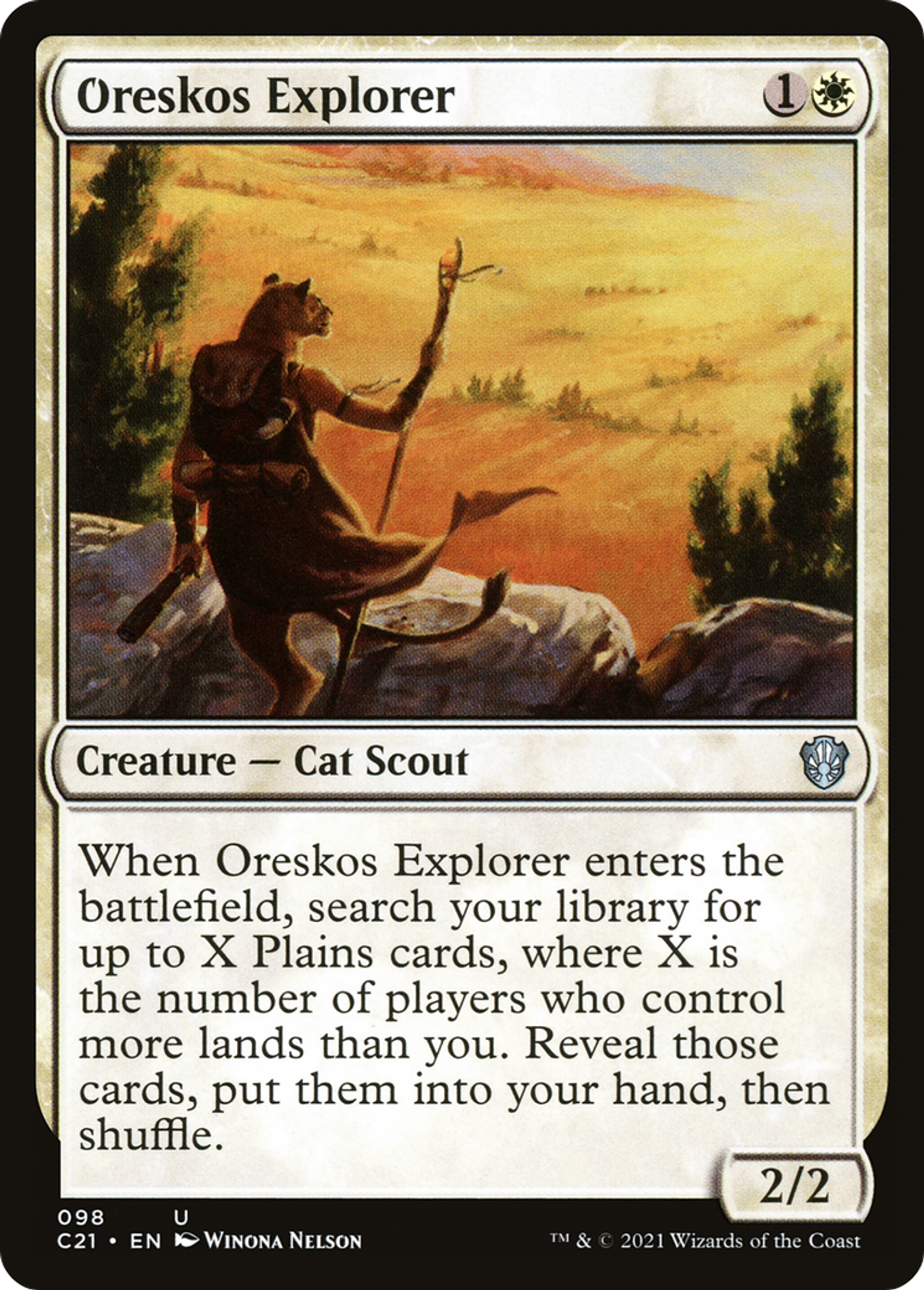 Oreskos Explorer — Commander 2021 — Magic: The Gathering