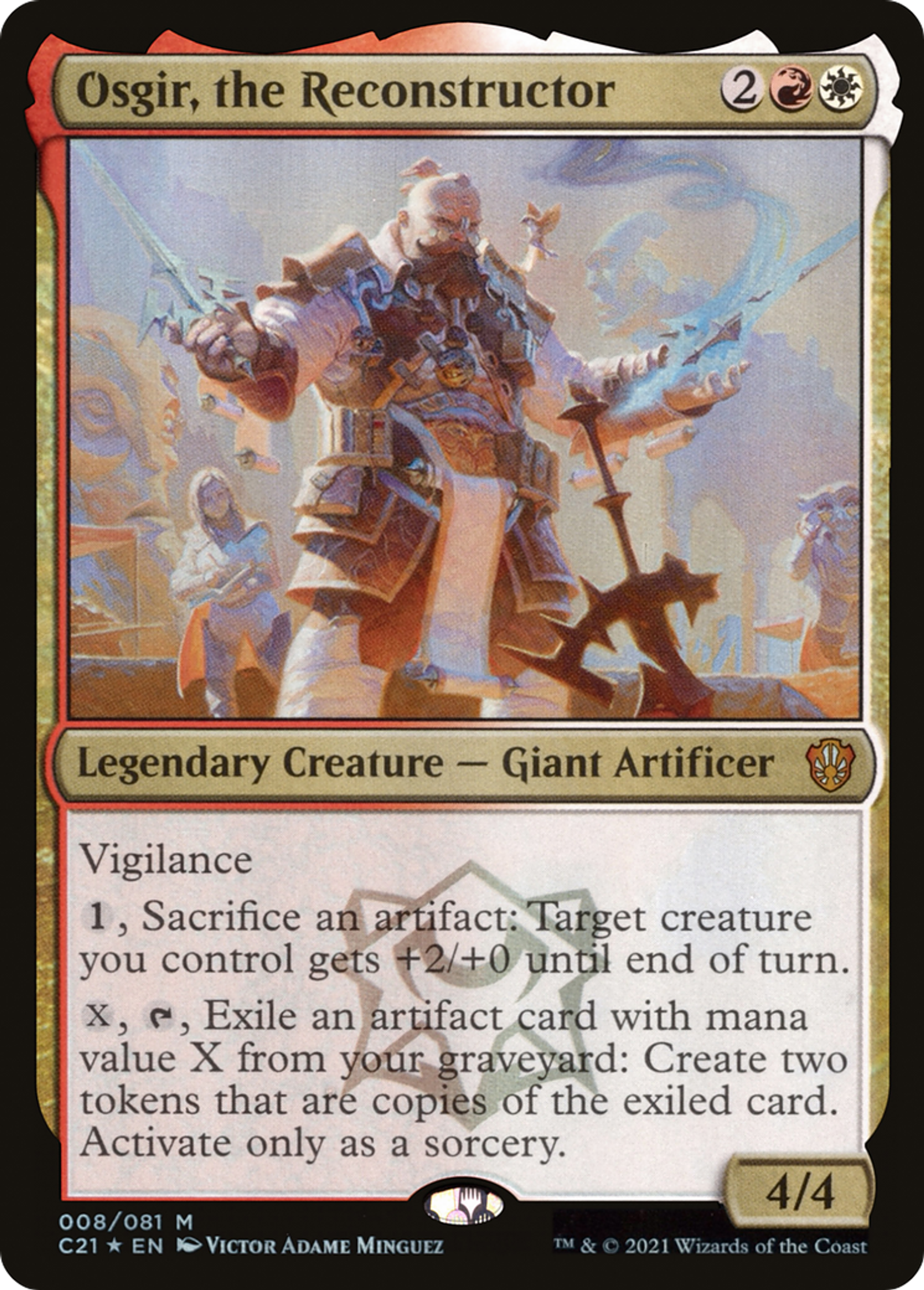 Osgir, the Reconstructor — Commander 2021 — Magic: The Gathering