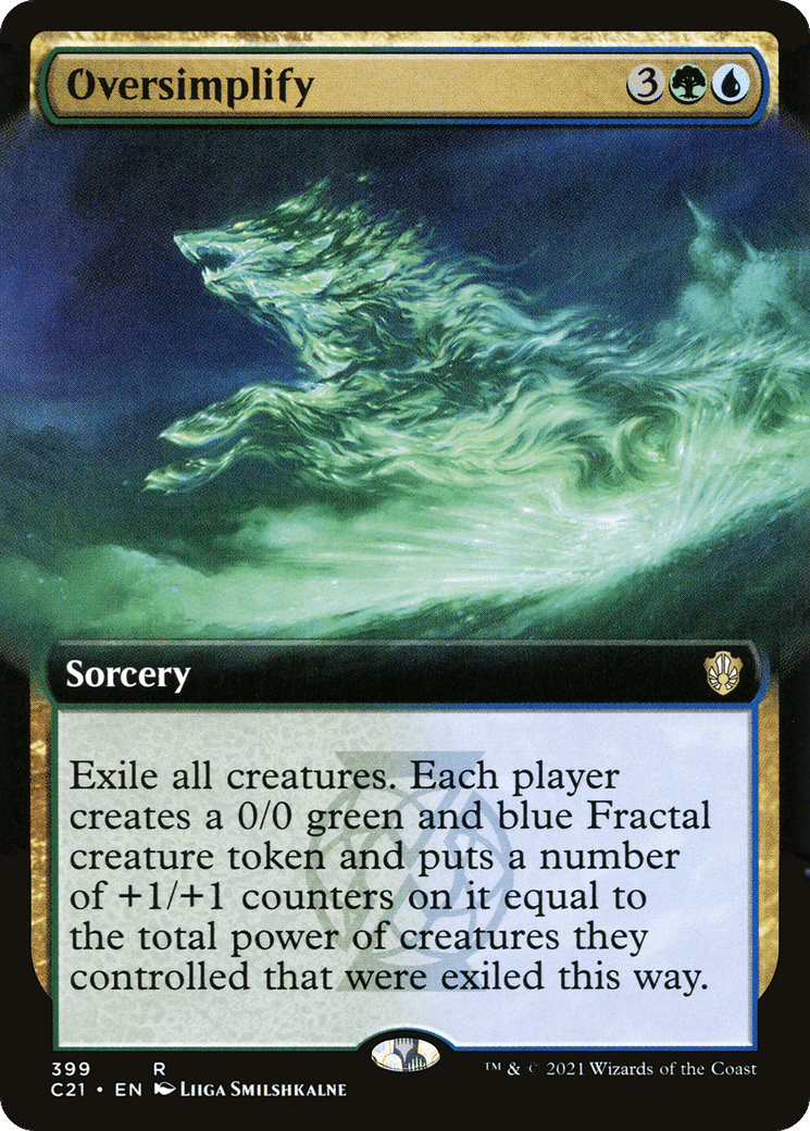 Oversimplify — Commander 2021 — Magic: The Gathering
