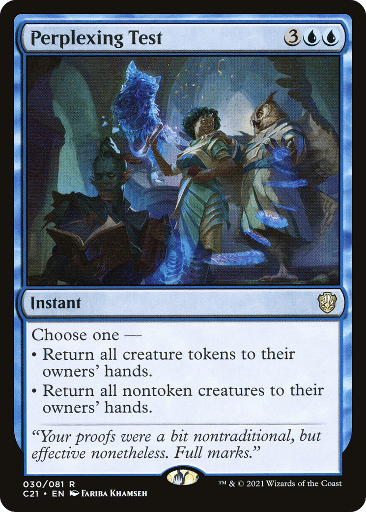 Perplexing Test — Commander 2021 — Magic: The Gathering