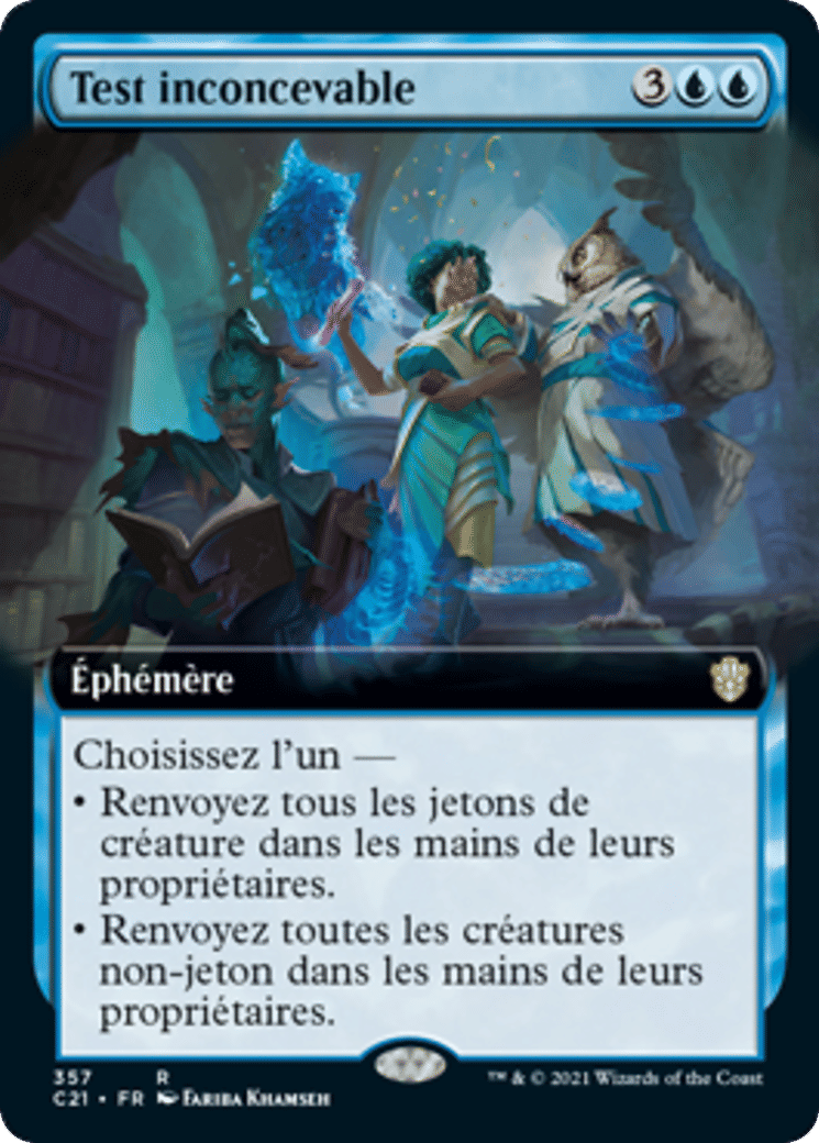 Test inconcevable — Commander 2021 — Magic: The Gathering