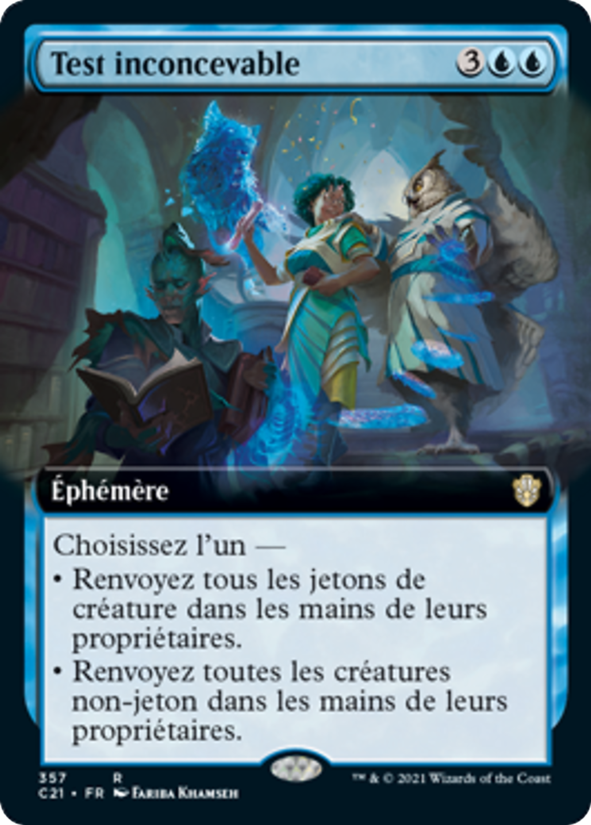 Test inconcevable — Commander 2021 — Magic: The Gathering