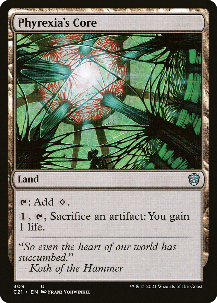 Phyrexia's Core — Commander 2021 — Magic: The Gathering