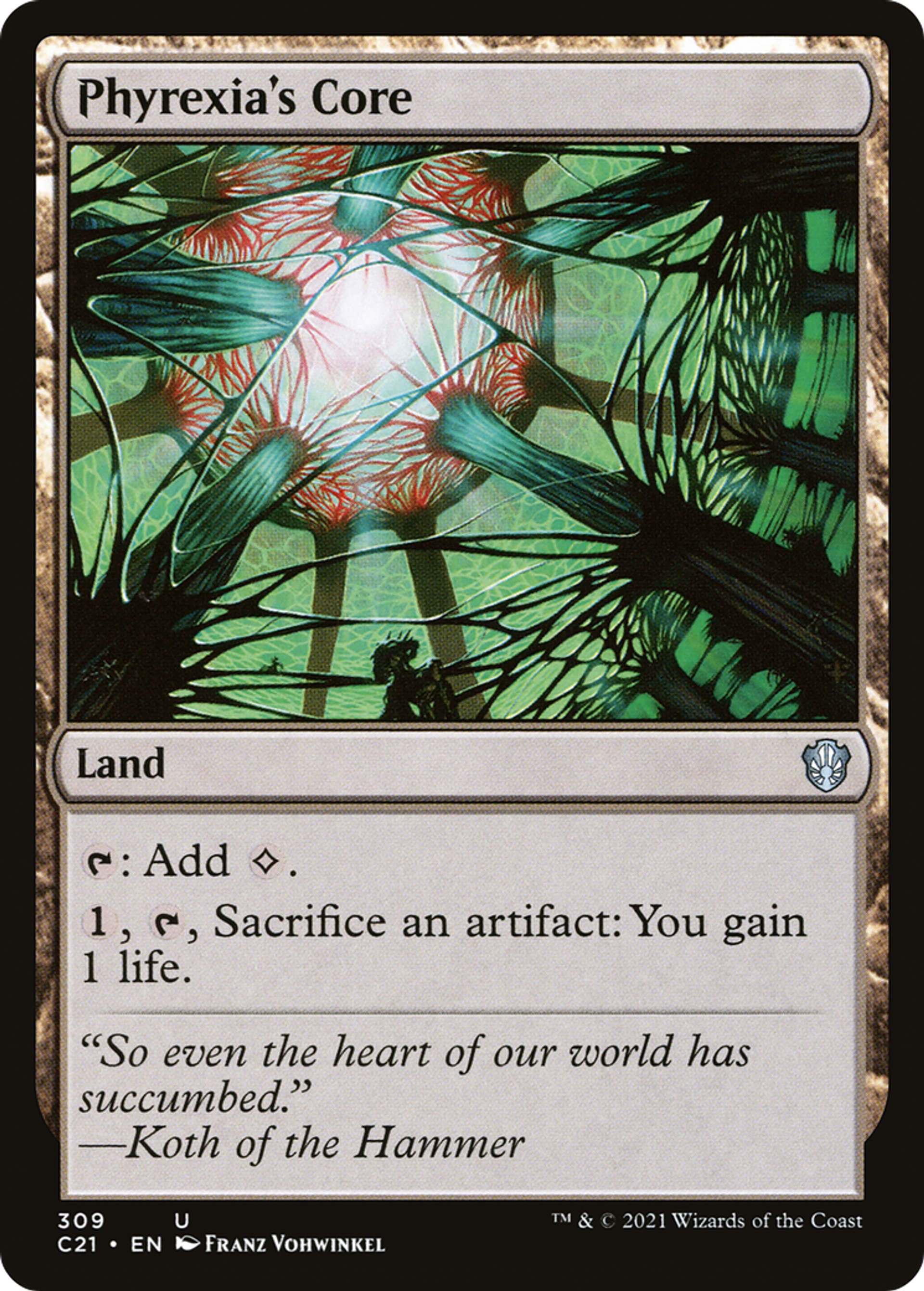 Phyrexia's Core — Commander 2021 — Magic: The Gathering