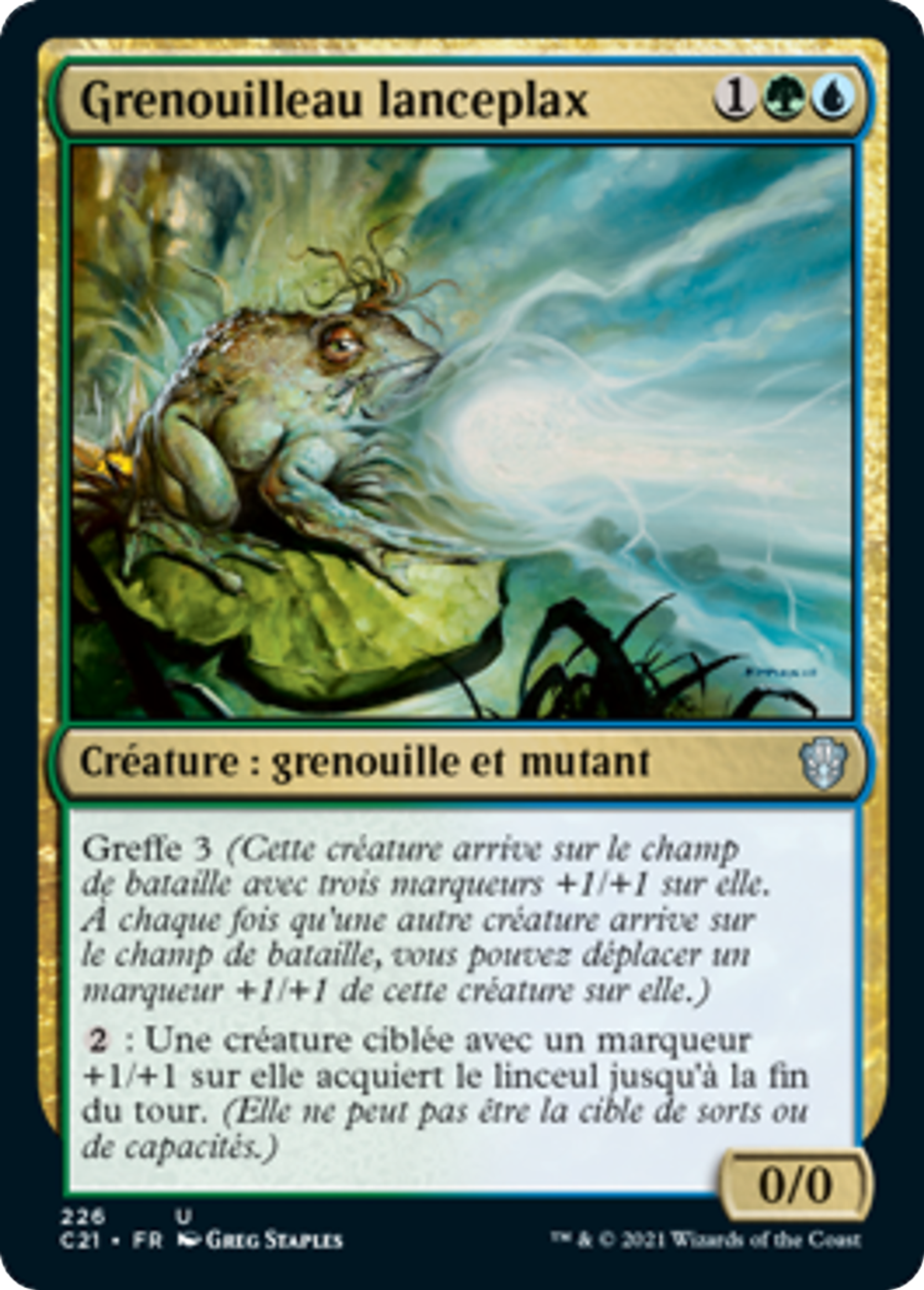 Grenouilleau lanceplax — Commander 2021 — Magic: The Gathering