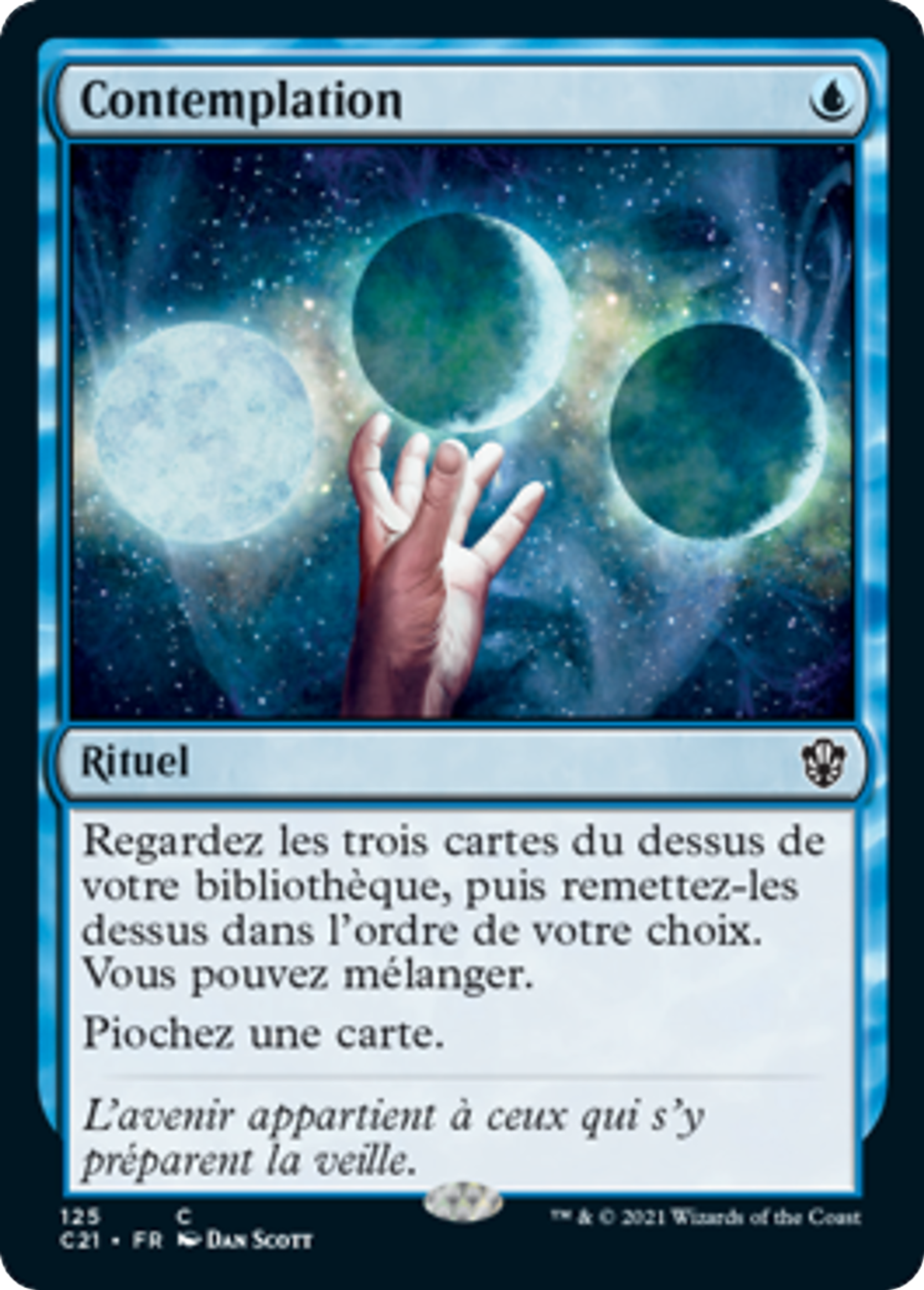 Contemplation — Commander 2021 — Magic: The Gathering