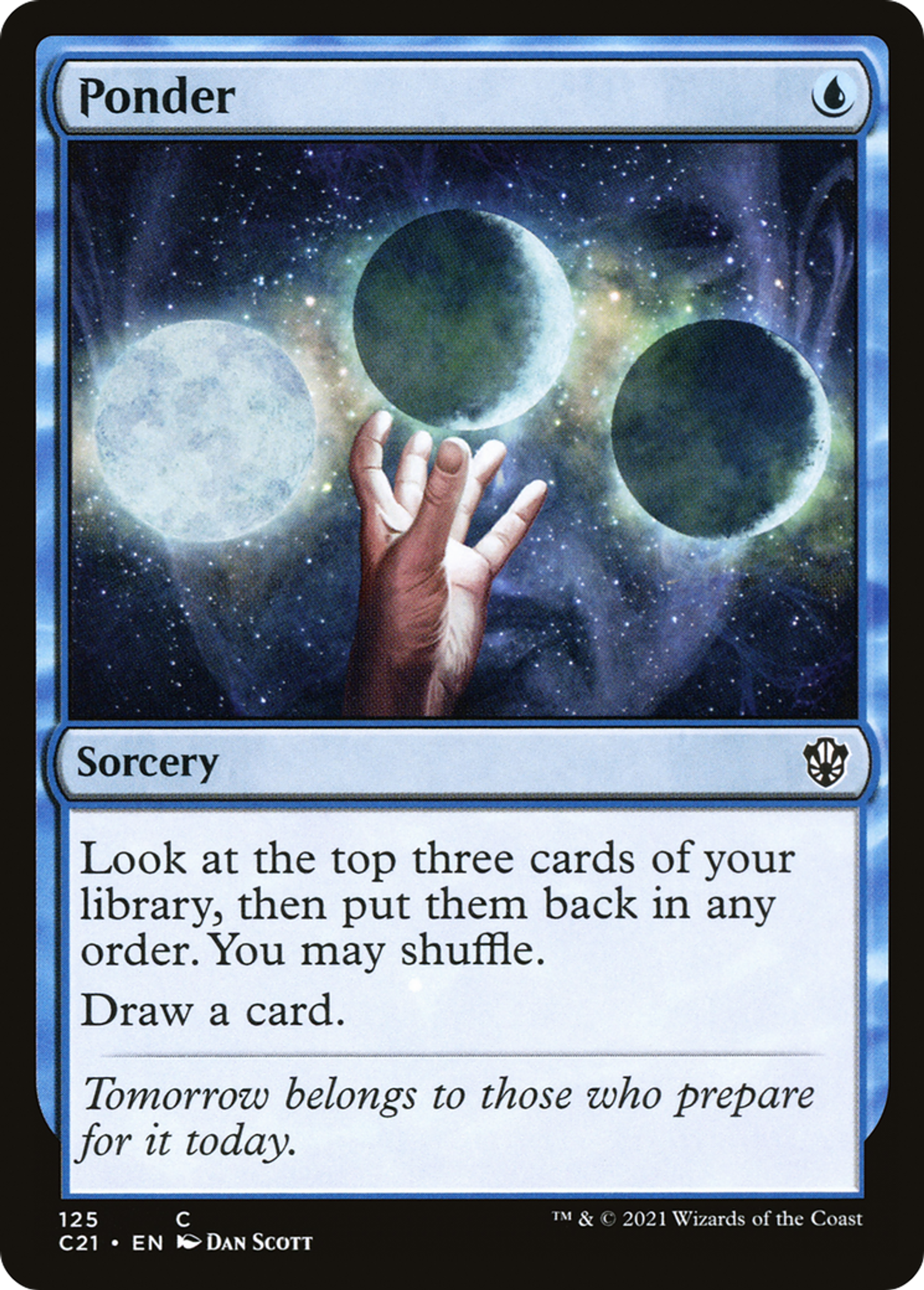 Ponder — Commander 2021 — Magic: The Gathering