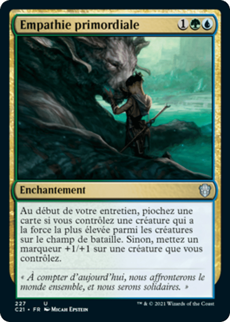 Empathie primordiale — Commander 2021 — Magic: The Gathering