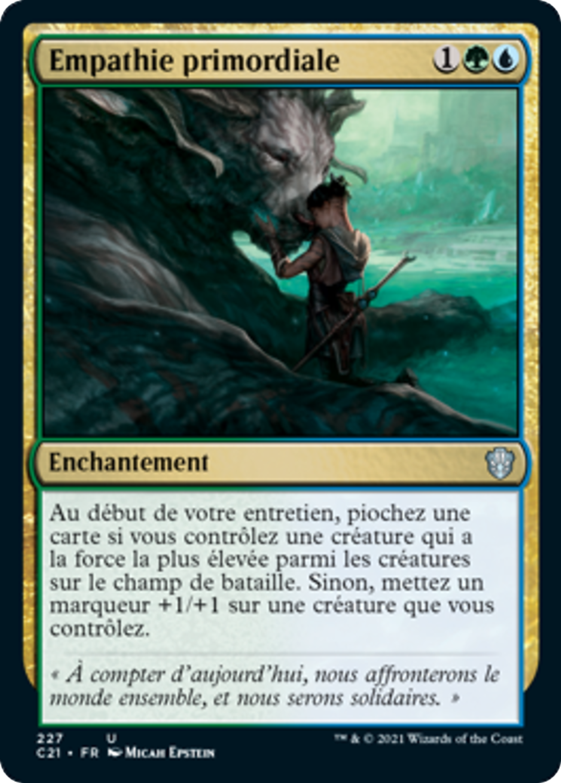 Empathie primordiale — Commander 2021 — Magic: The Gathering