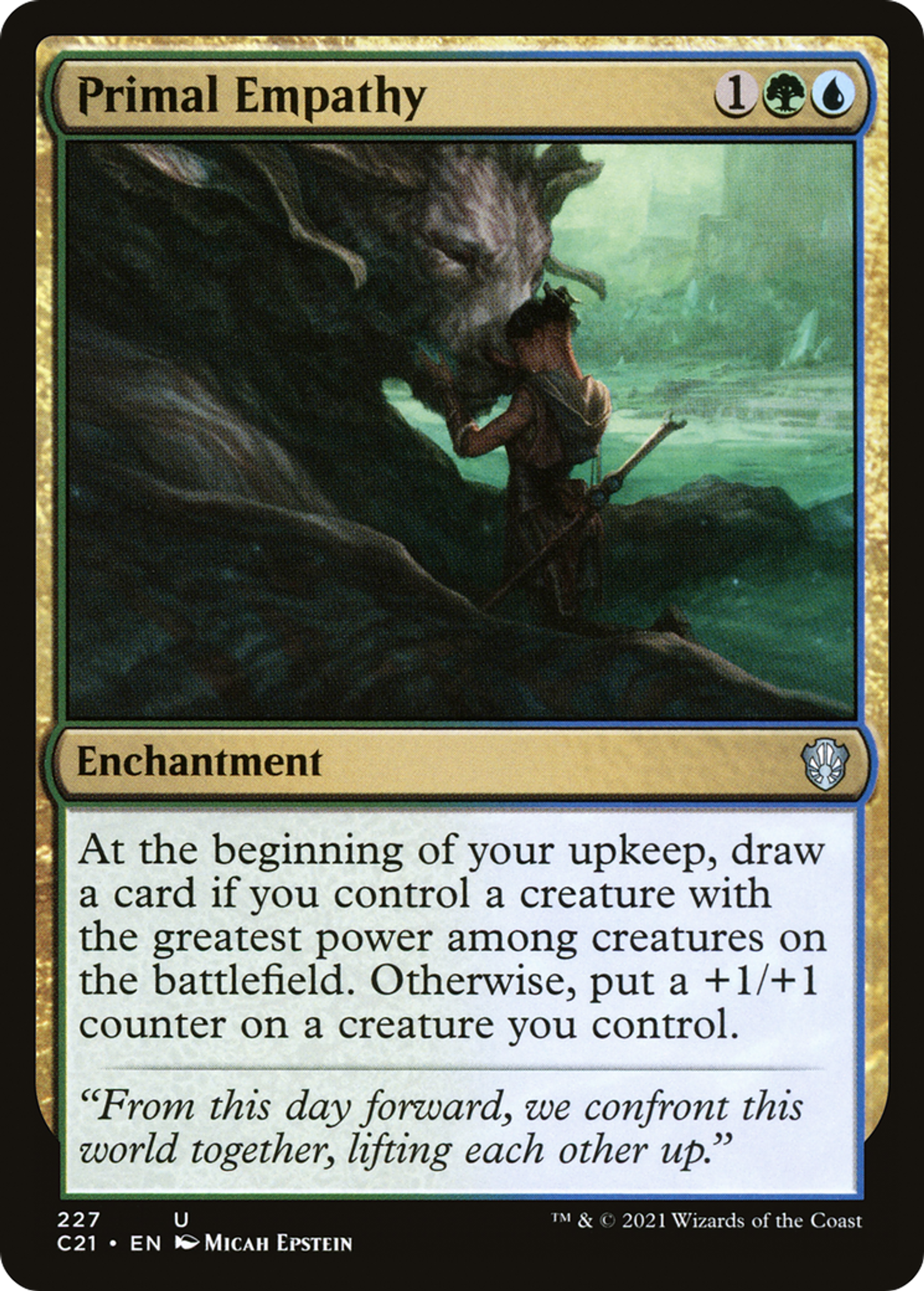 Primal Empathy — Commander 2021 — Magic: The Gathering