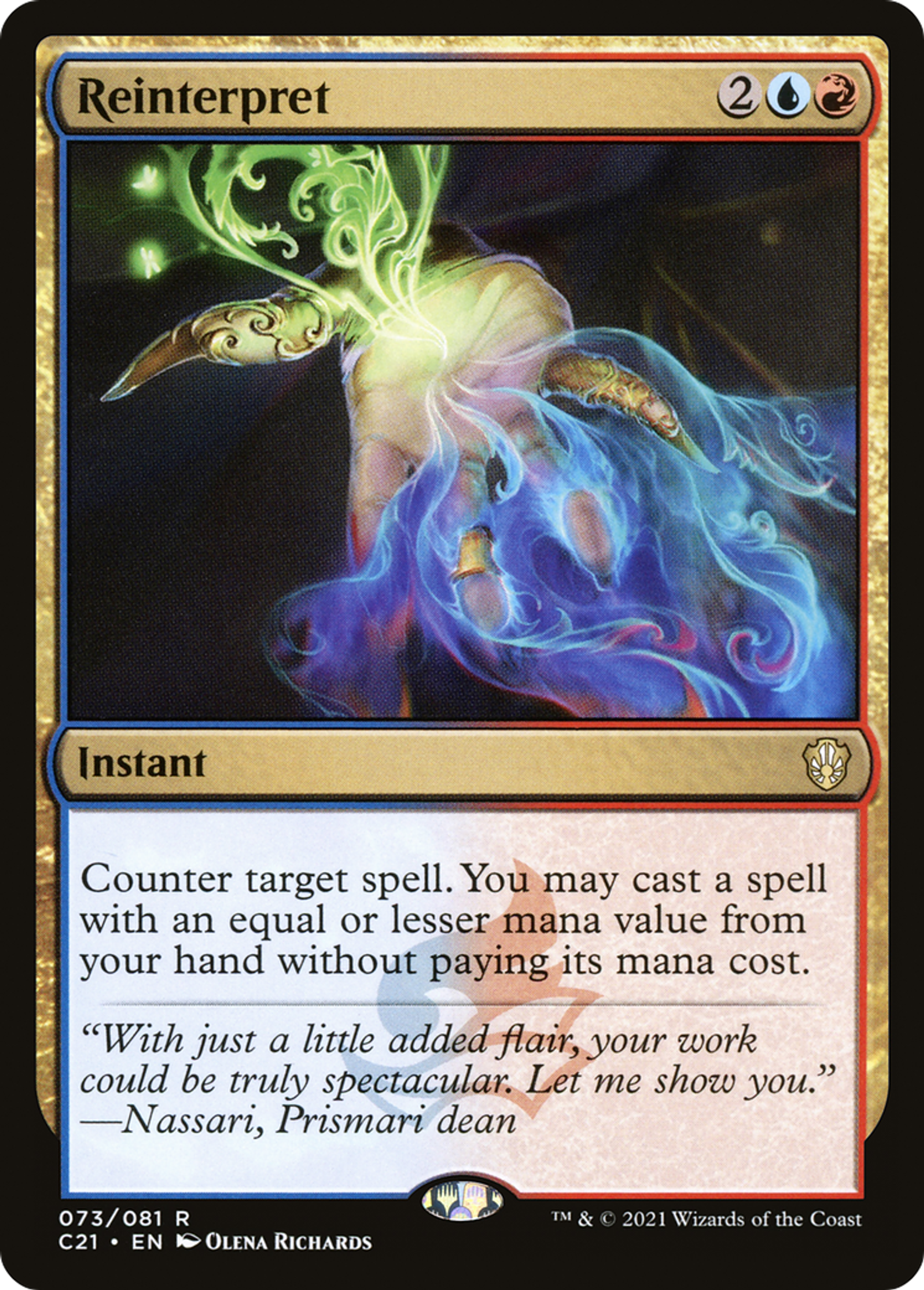 Reinterpret — Commander 2021 — Magic: The Gathering