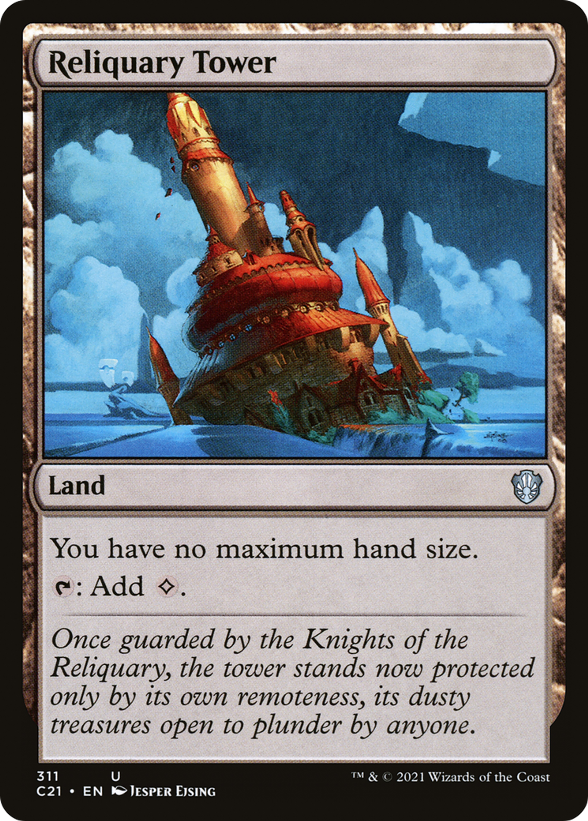 Reliquary Tower — Commander 2021 — Magic: The Gathering