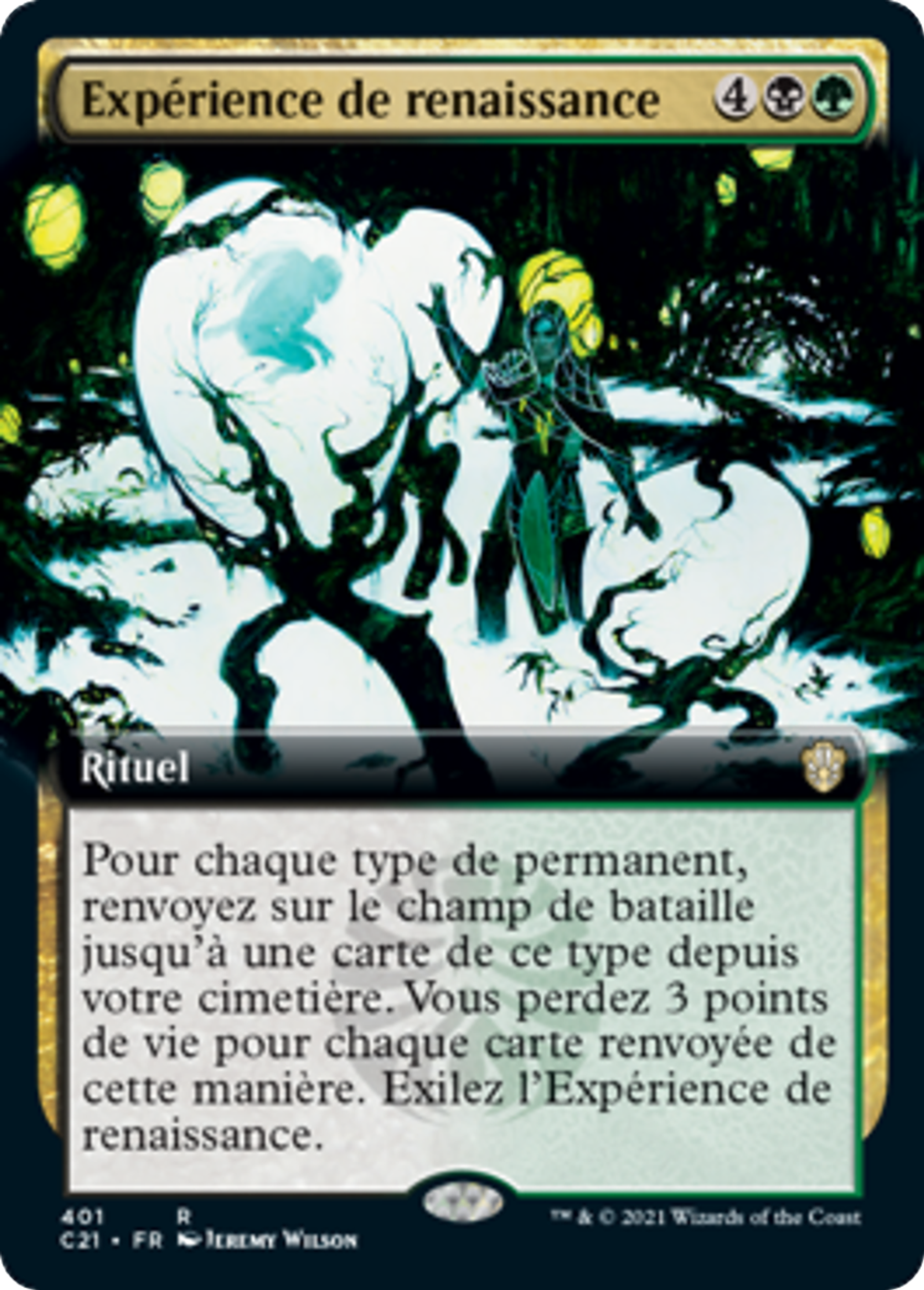Expérience de renaissance — Commander 2021 — Magic: The Gathering